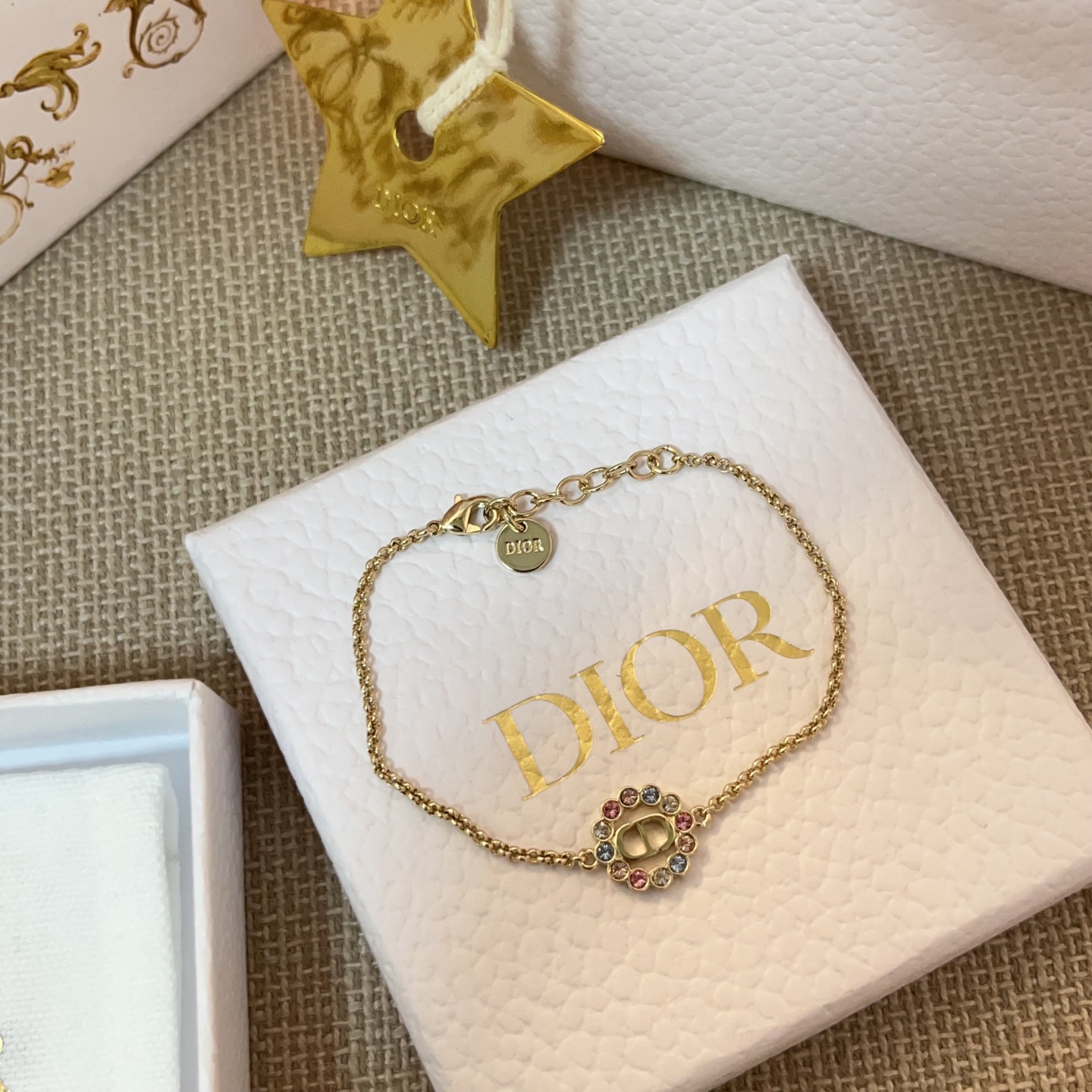 【原單】DIOR Petit CD Circle 手鍊/項鏈 連禮盒