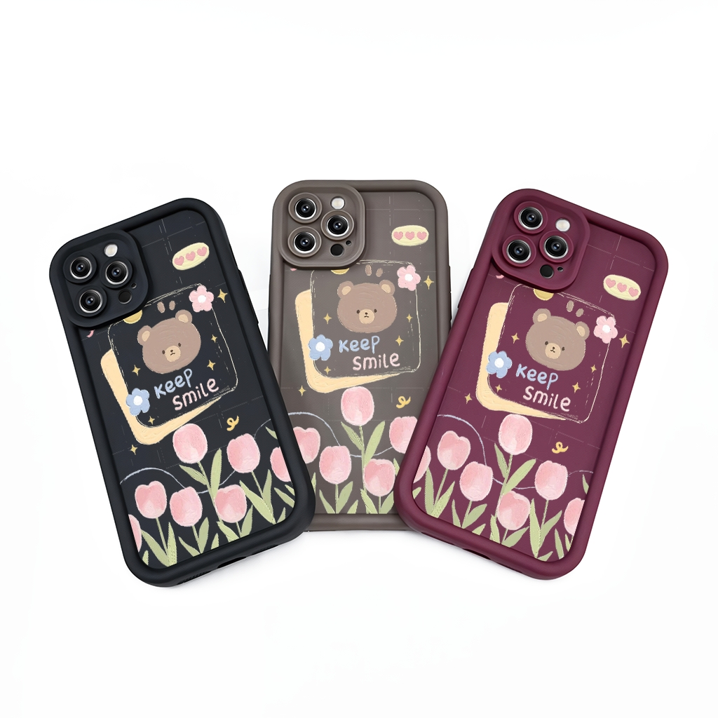 TPU DESIGN CASE PHONE FOR SAMSUNG - DESIGN BEAR D