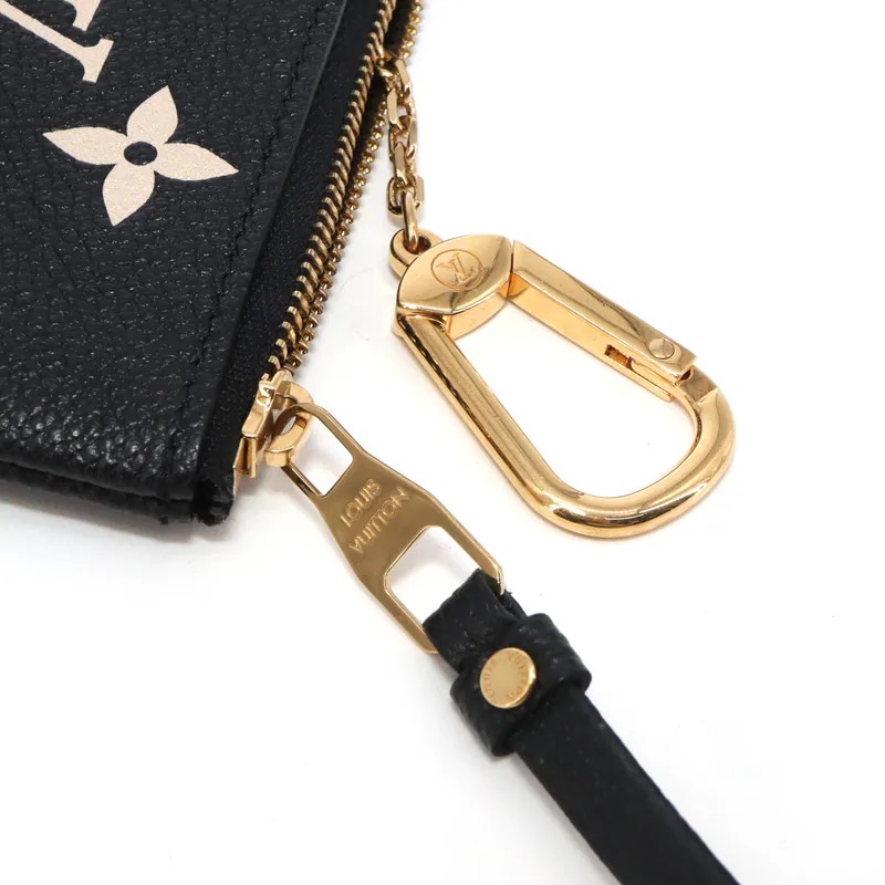Louis Vuitton Empreinte Leather Bicolor Monogram Key Pouch