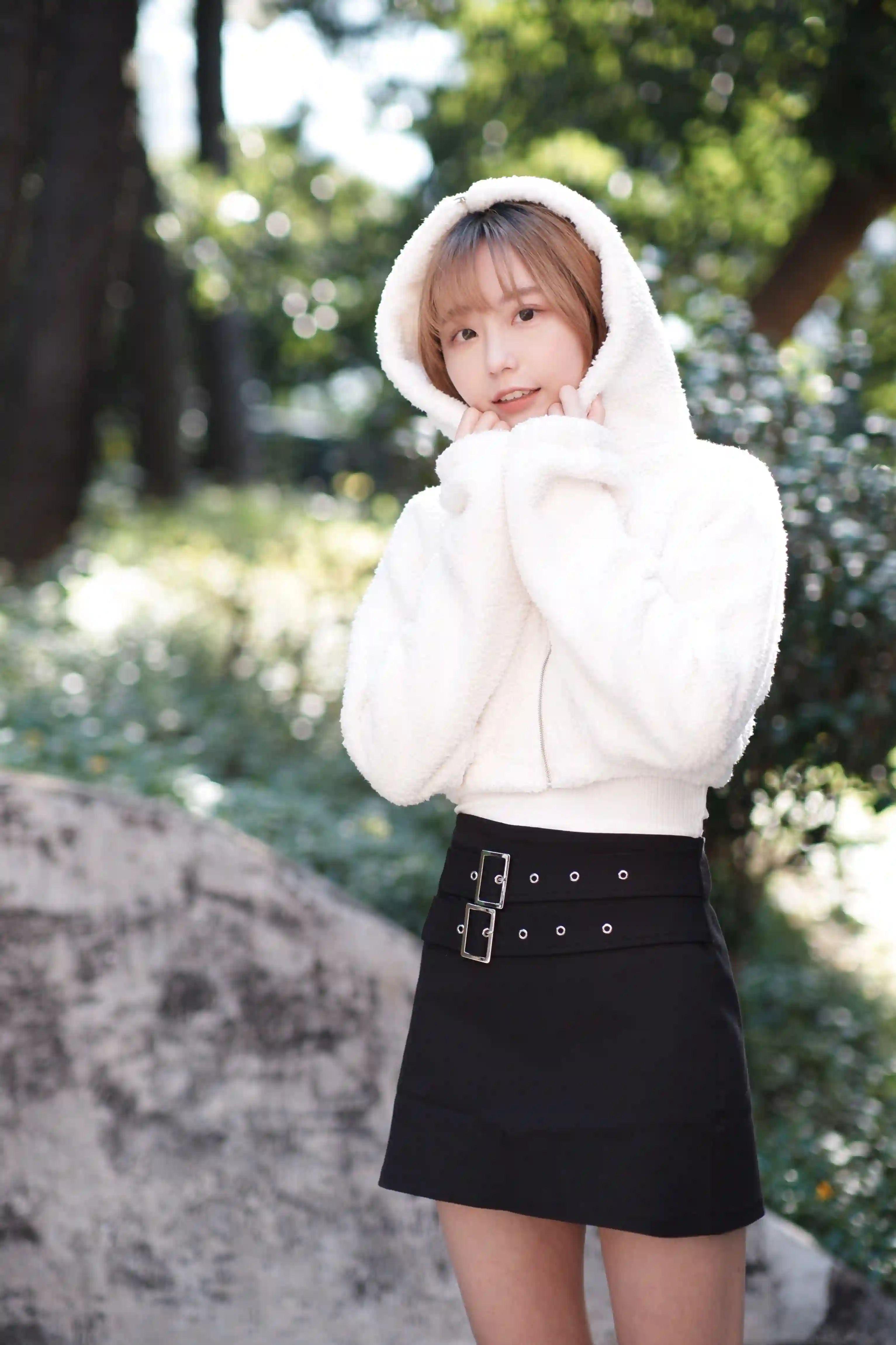 KR毛毛Crop 外套  KR3389