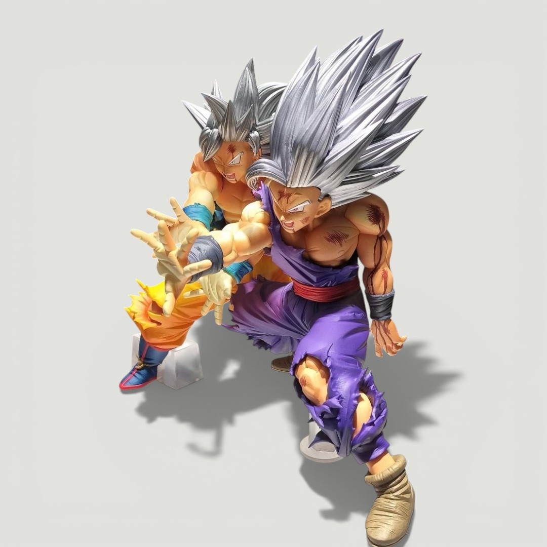 V Jump應募限定 Masterlise -Outside- PVC 模型 - 孫悟空 身勝手之極意 & 野獸悟飯《龍珠超》連書