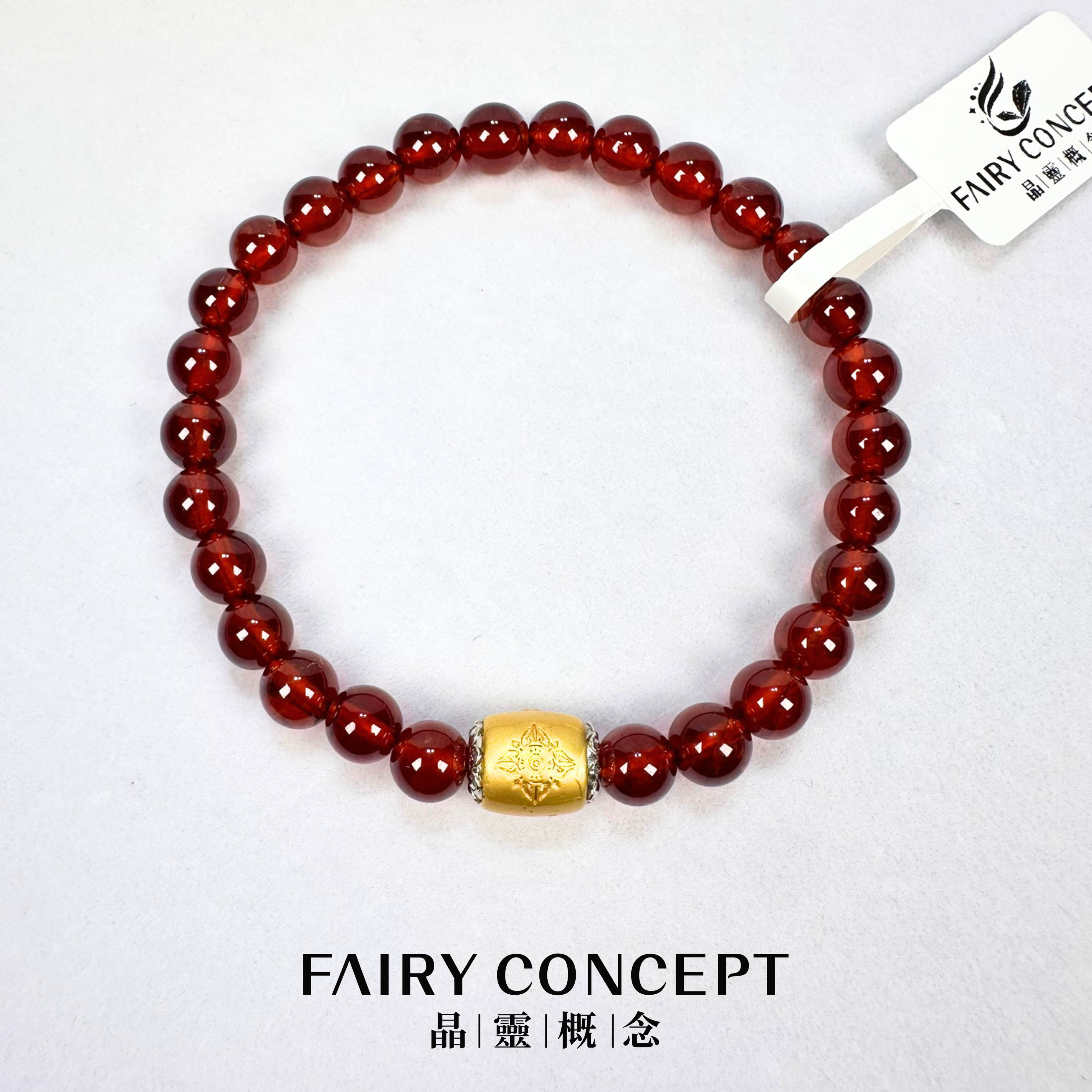 6MM+石榴石 配925銀器