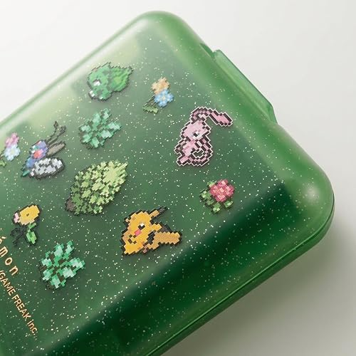 【預售 9月】SW2 HORI 遊戲卡收納盒 (24枚) [寶可夢像素風綠] / Card Case (24pcs)[Pokemon Pixel Art Green] NSX-187  PO0973