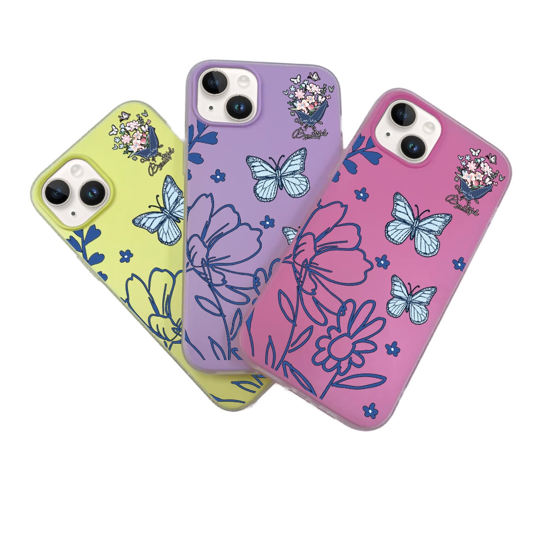 JELLY CASE PHONE FOR IPHONE - DESIGN BUTTERFLY G