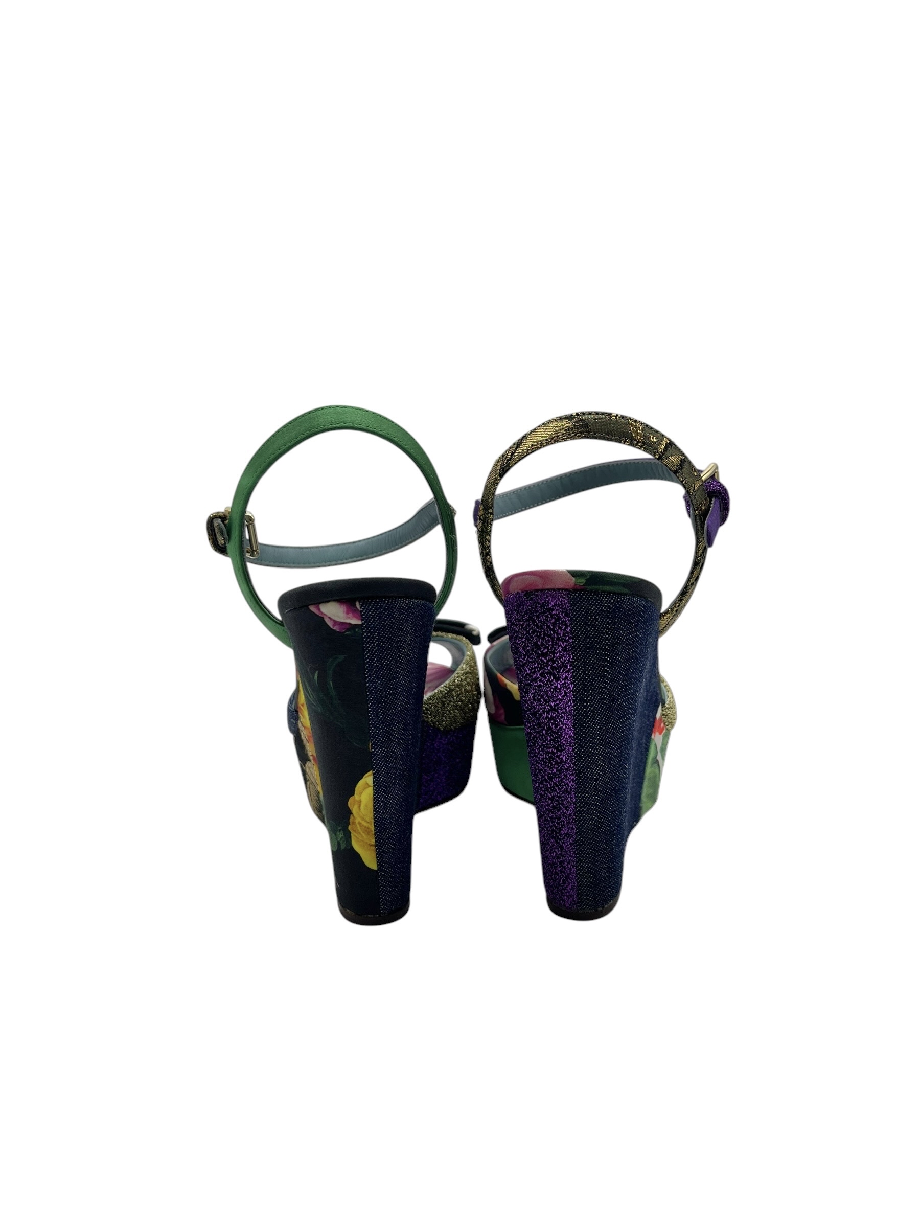 Pre-owned Dolce & Gabbana Patchwork Wedge / Product Code: 070806