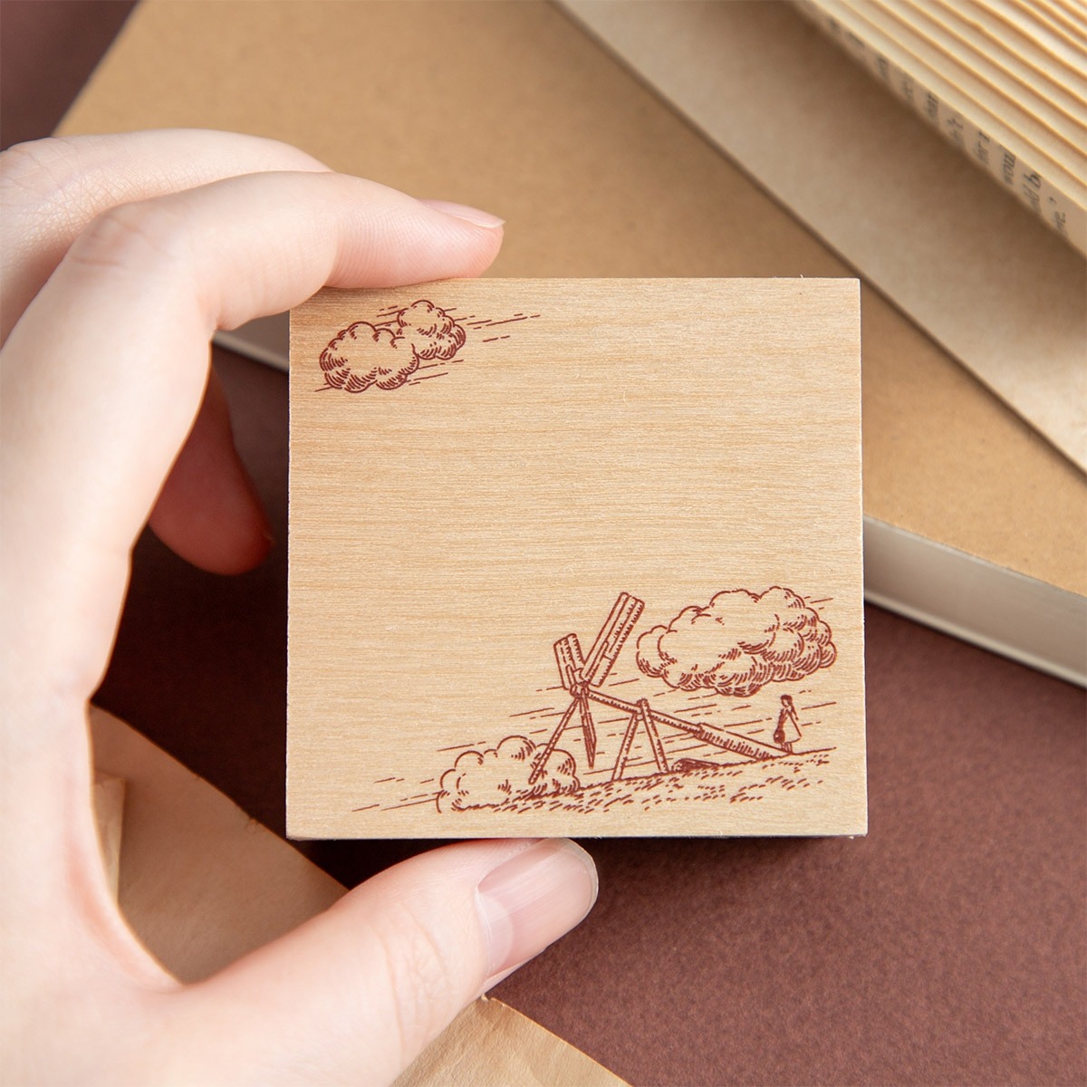 現貨｜天空之城 宮崎駿 日版 Beverly 木製 印章 印仔 (TSW-191)