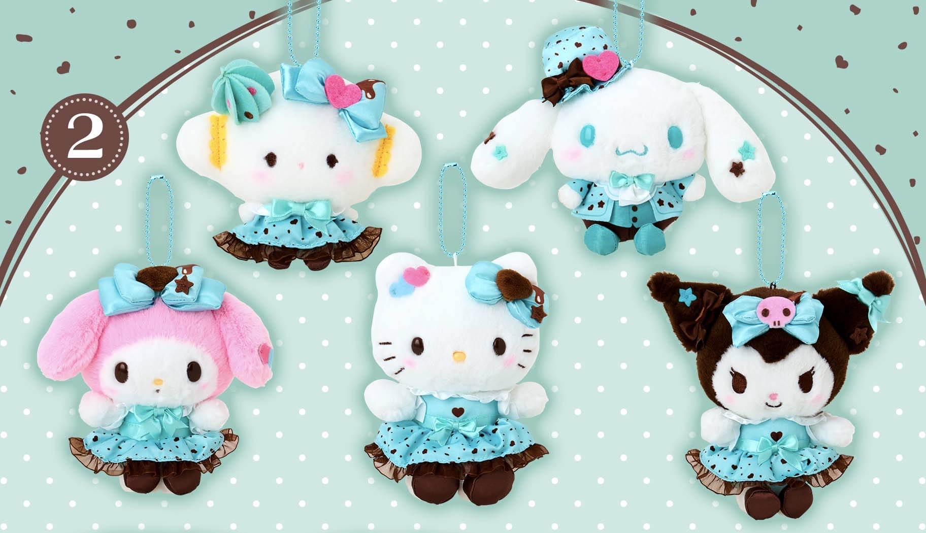 「現貨」Sanrio薄荷朱古力公仔匙扣