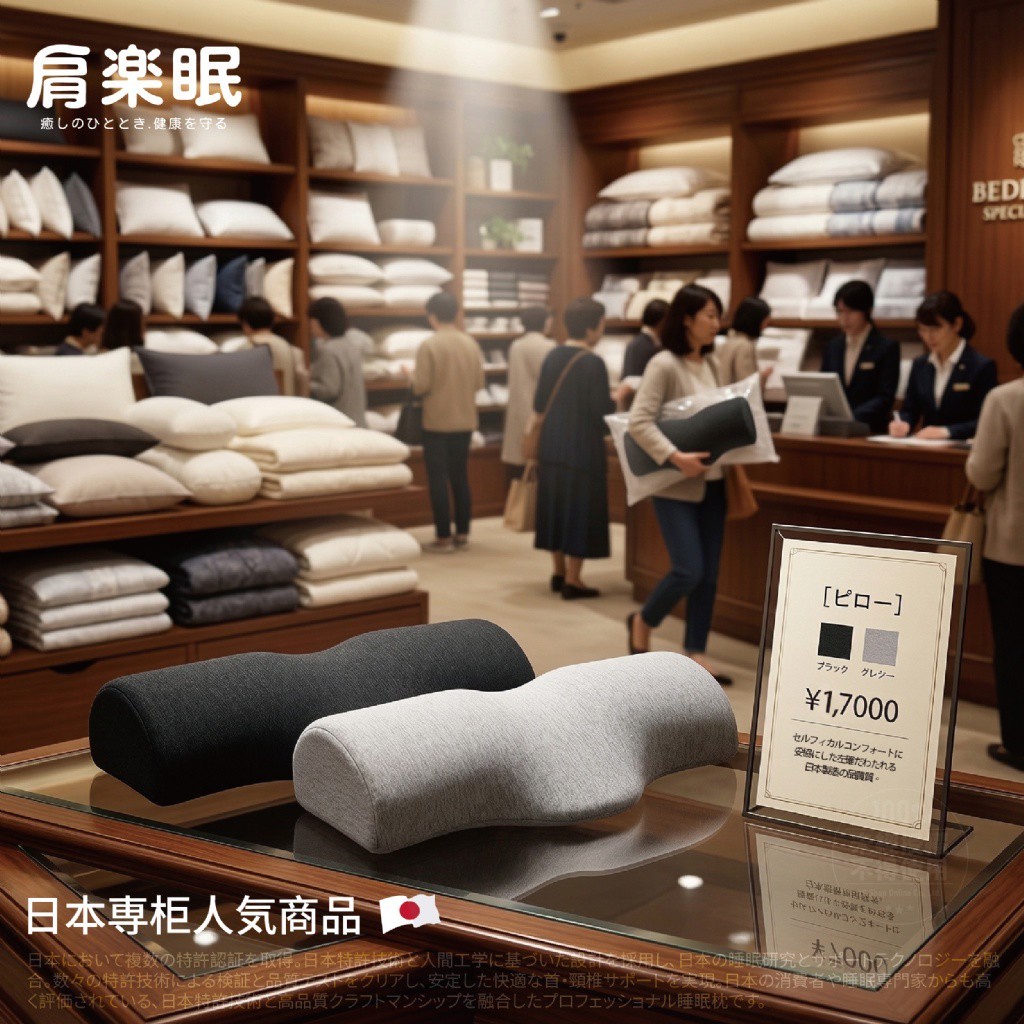 YW260470 - 肩楽眠®日本理療師指定 專利多點支撐反向牽引按摩枕