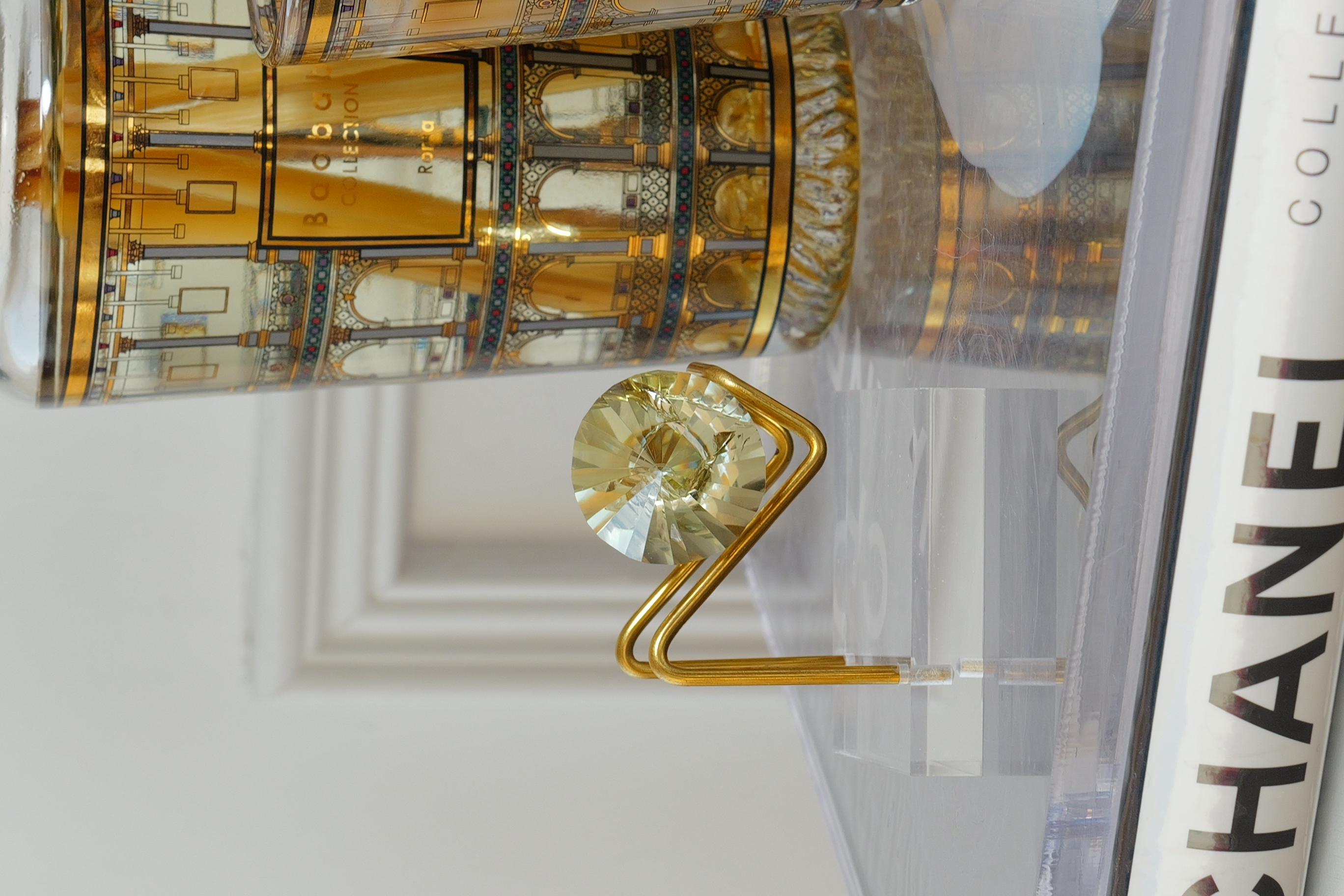  ༒6.2cm 黃晶沃格爾雙尖༒ VC.1155CF6GA5-RB15*5NF