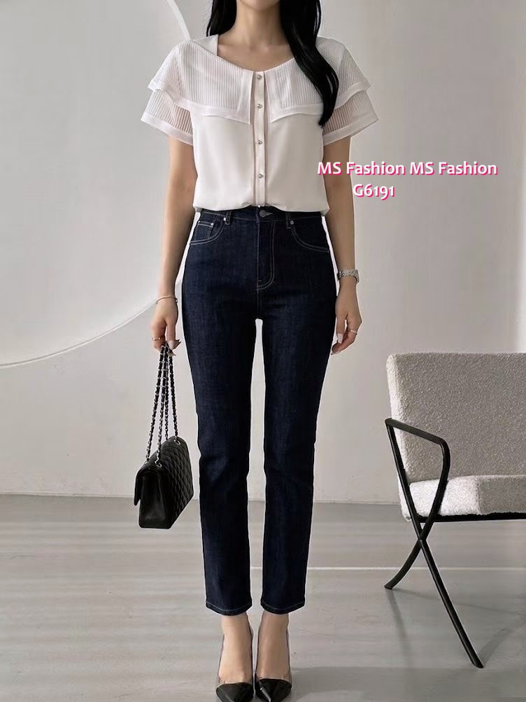 G6191 韓國🇰🇷高質靚料ruffle top