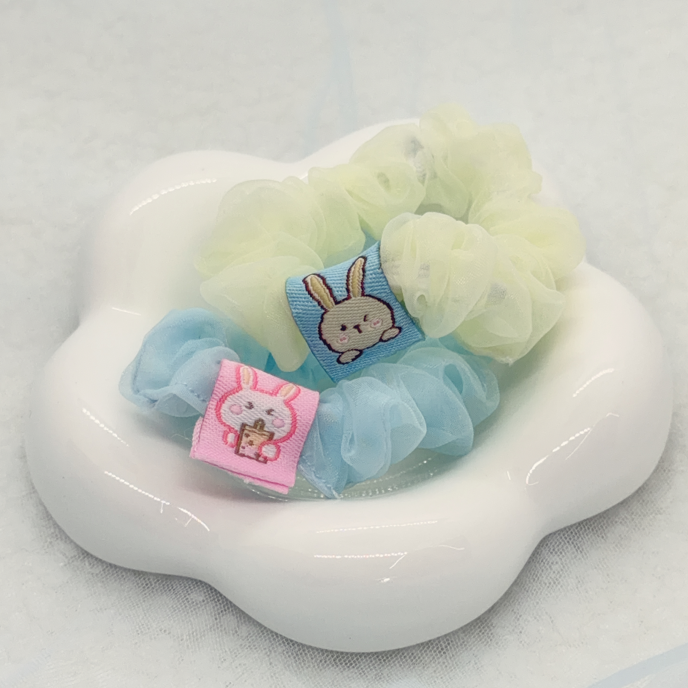 迷你網紗髮圈 (約5cm) (2pcs/set)