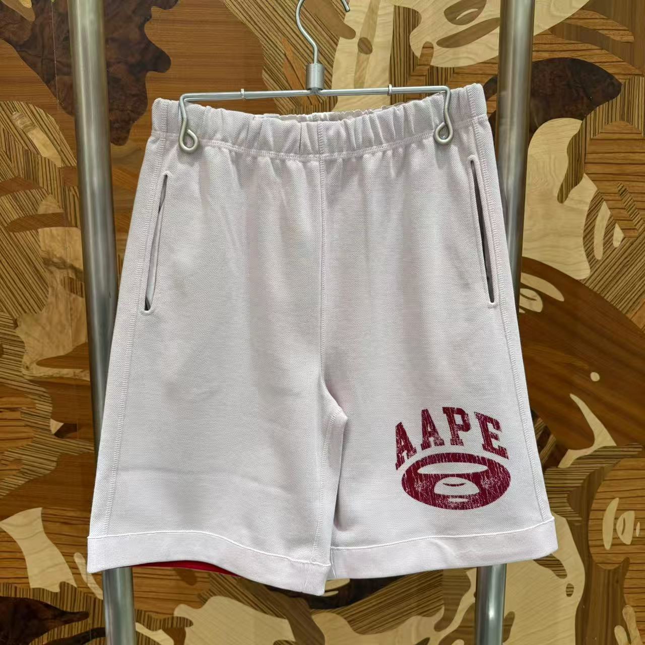 AAPE Moonface sweat shorts (C698)