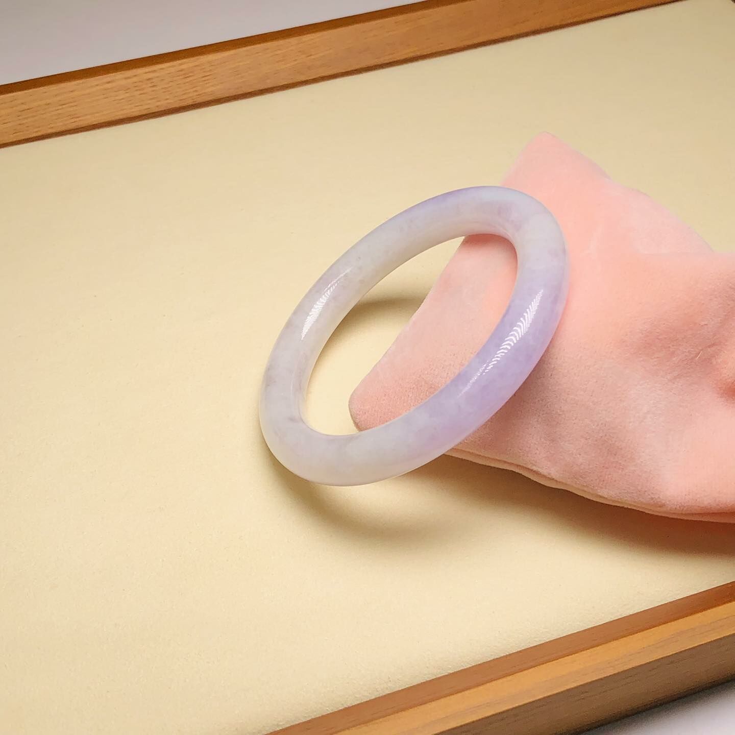 冰藍紫圓鐲56.7mm