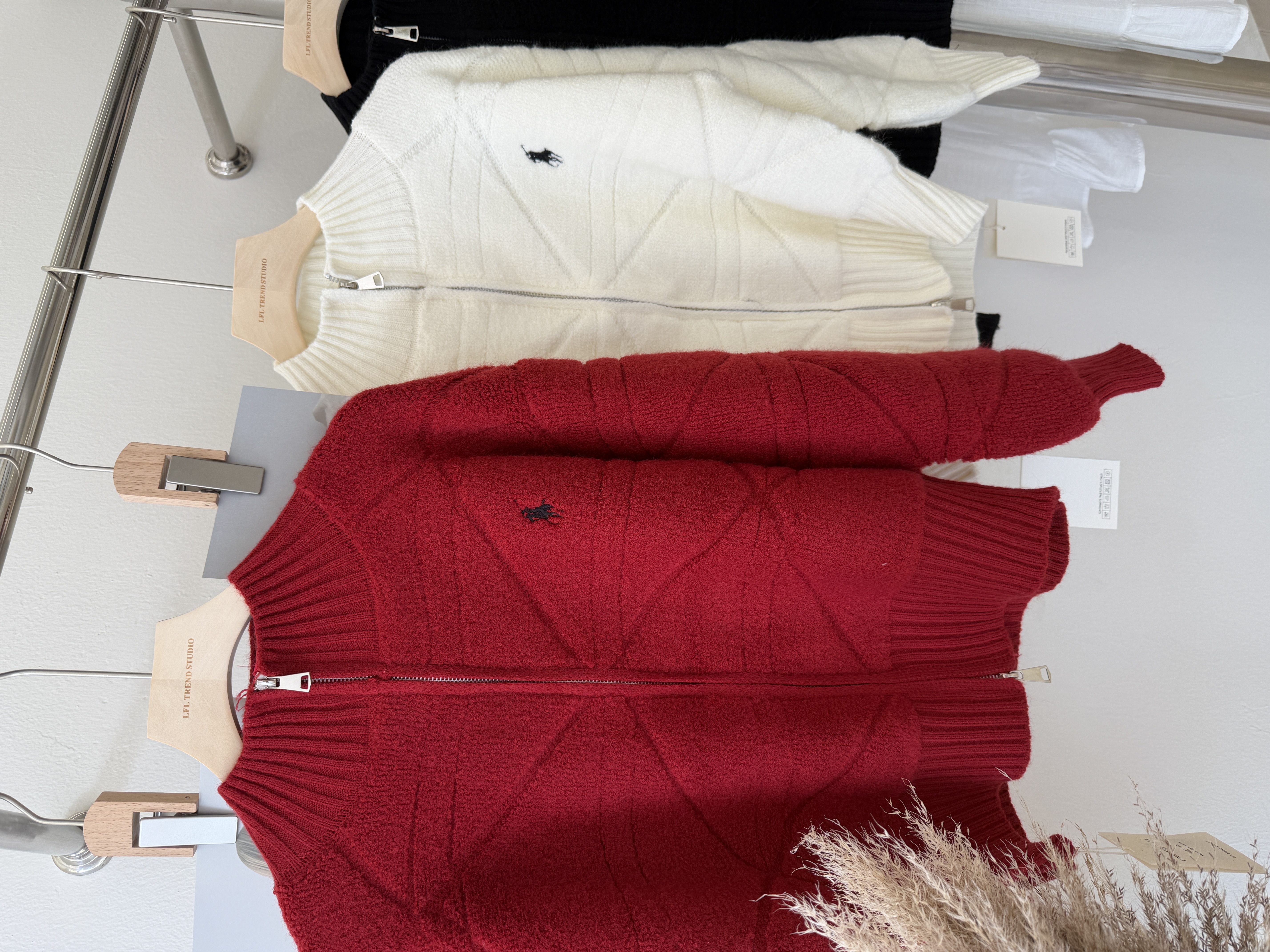 6608 高级感时尚微高领毛衣