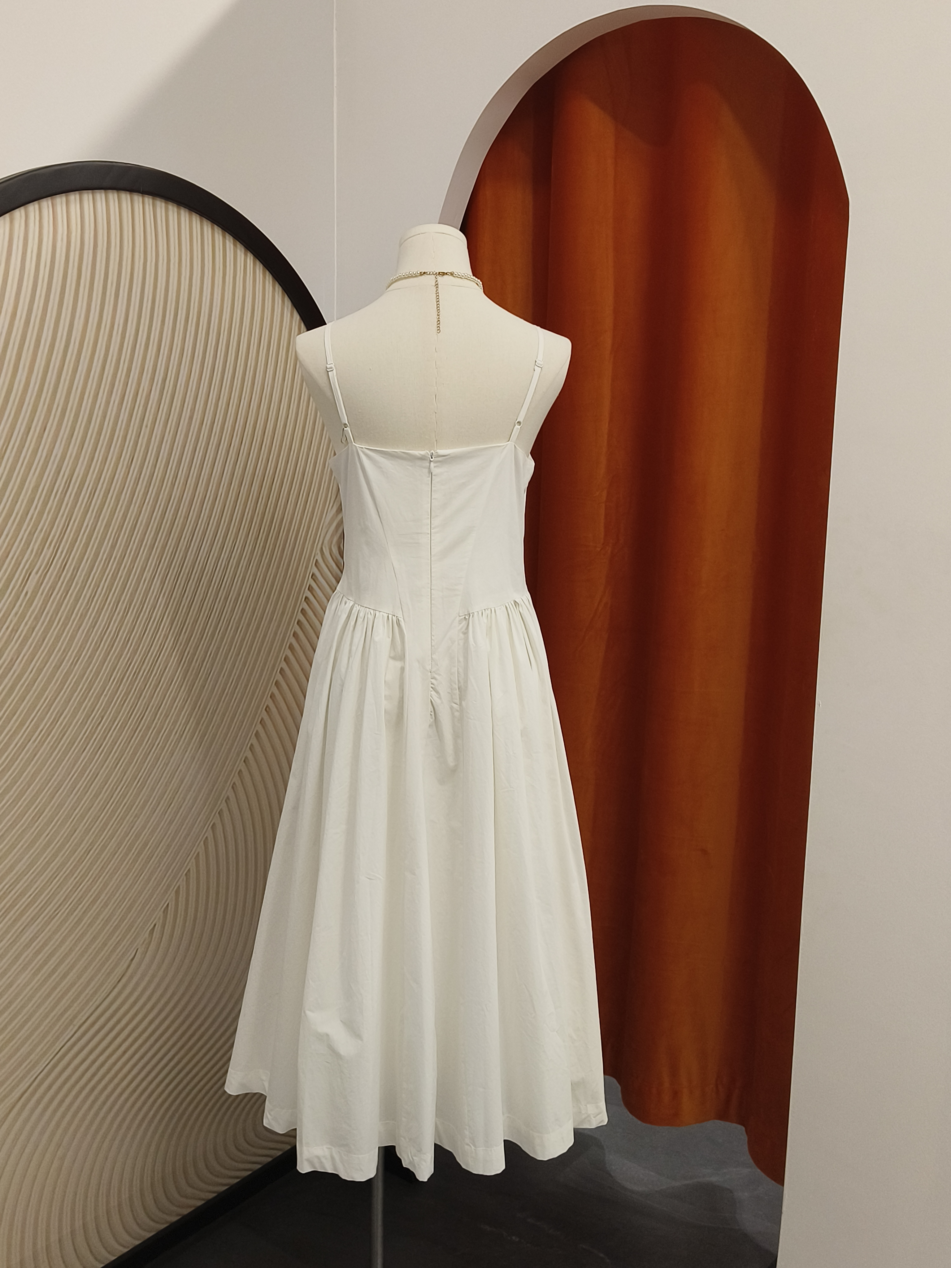 纯棉吊带连身裙 Cotton Cami Dress