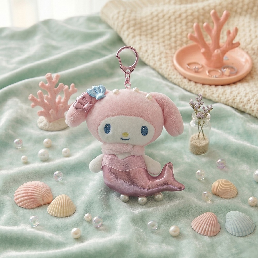 [Sanrio] 美人魚造型 公仔匙扣 (5種)