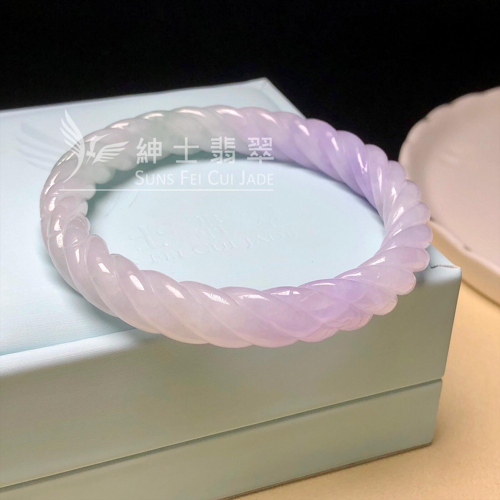 C06796 春彩扭紋鐲53.3mm