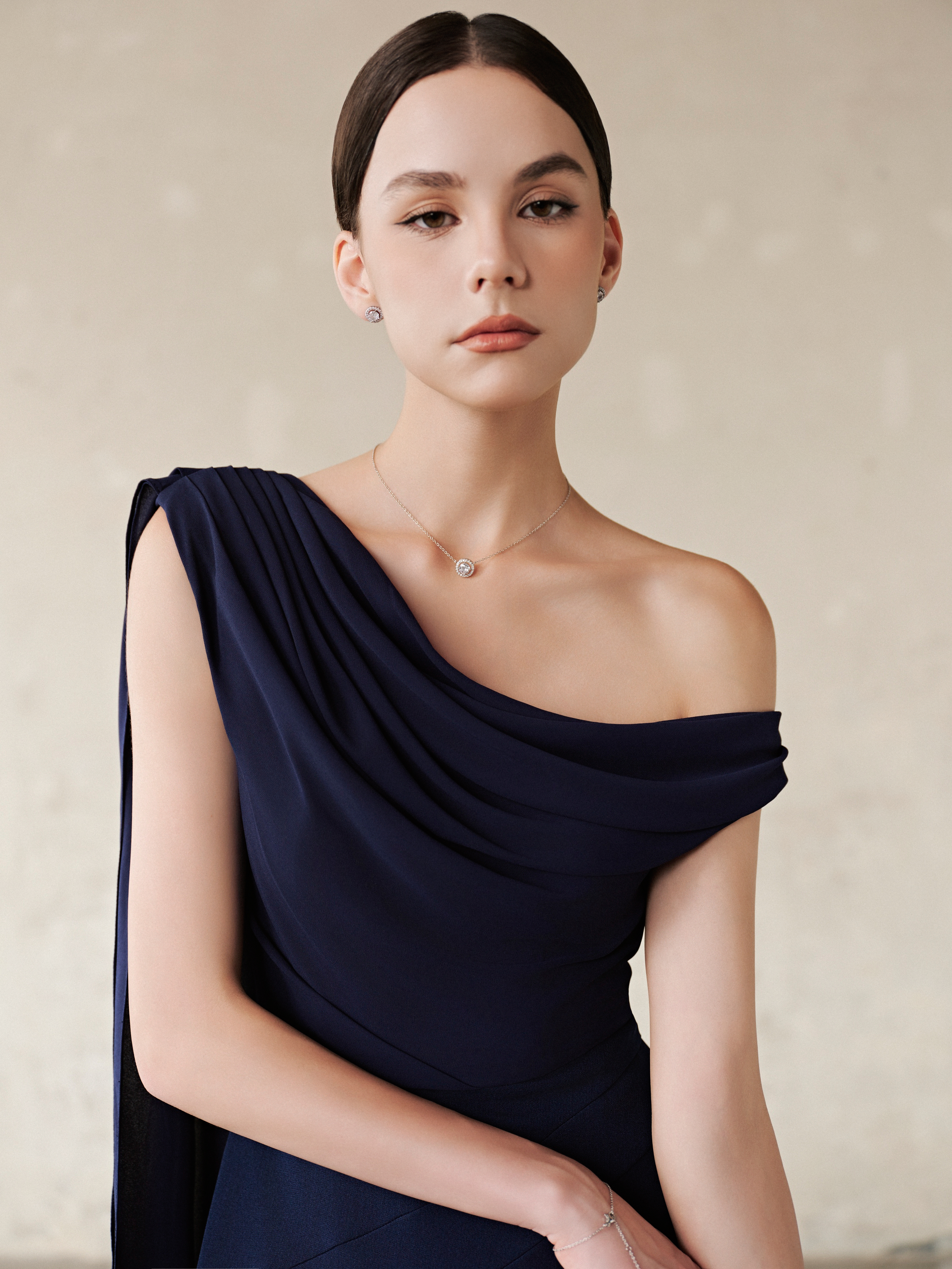 Hazel Dress (Dark Navy)