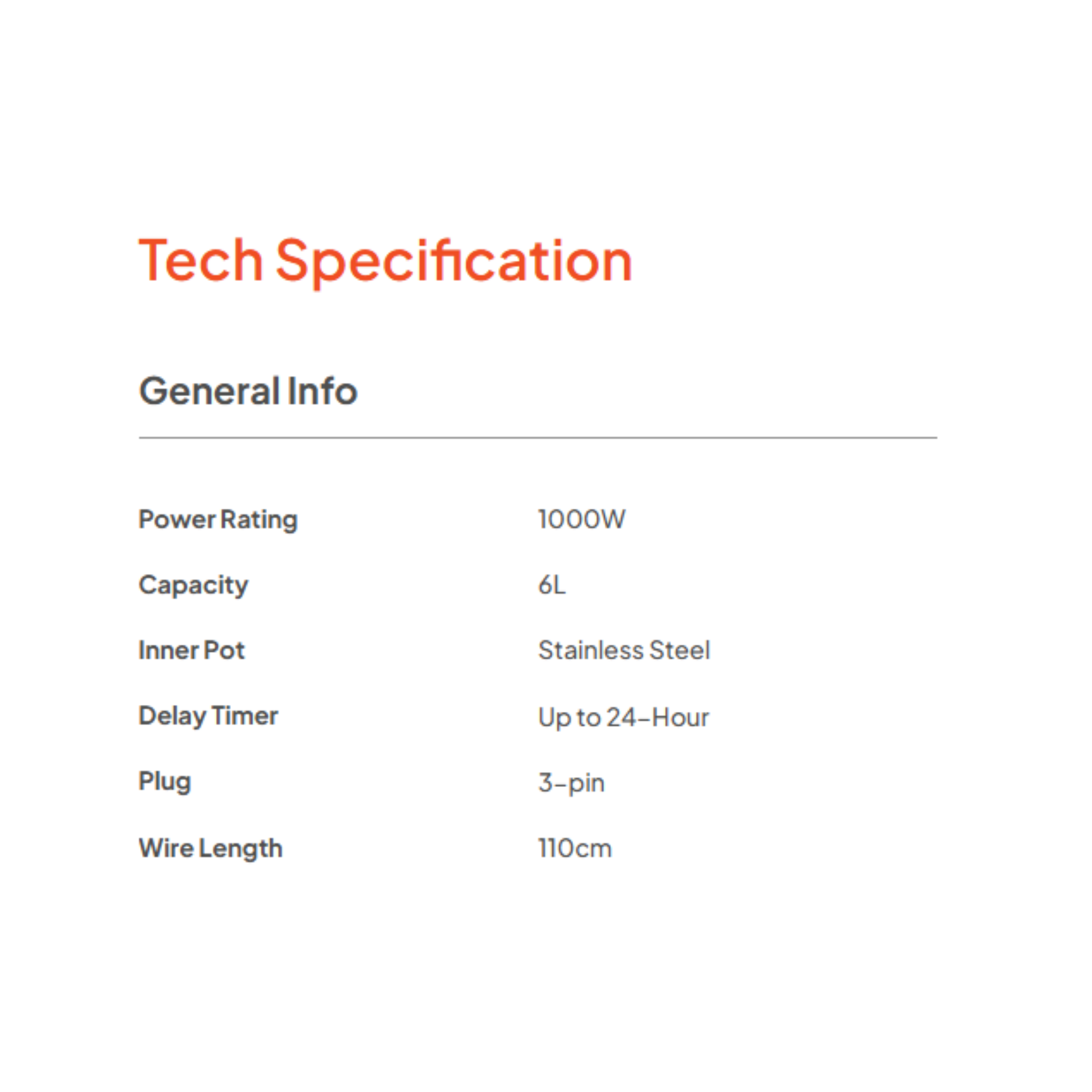 Russell Taylors 6L Electric Pressure Cooker (PC6)