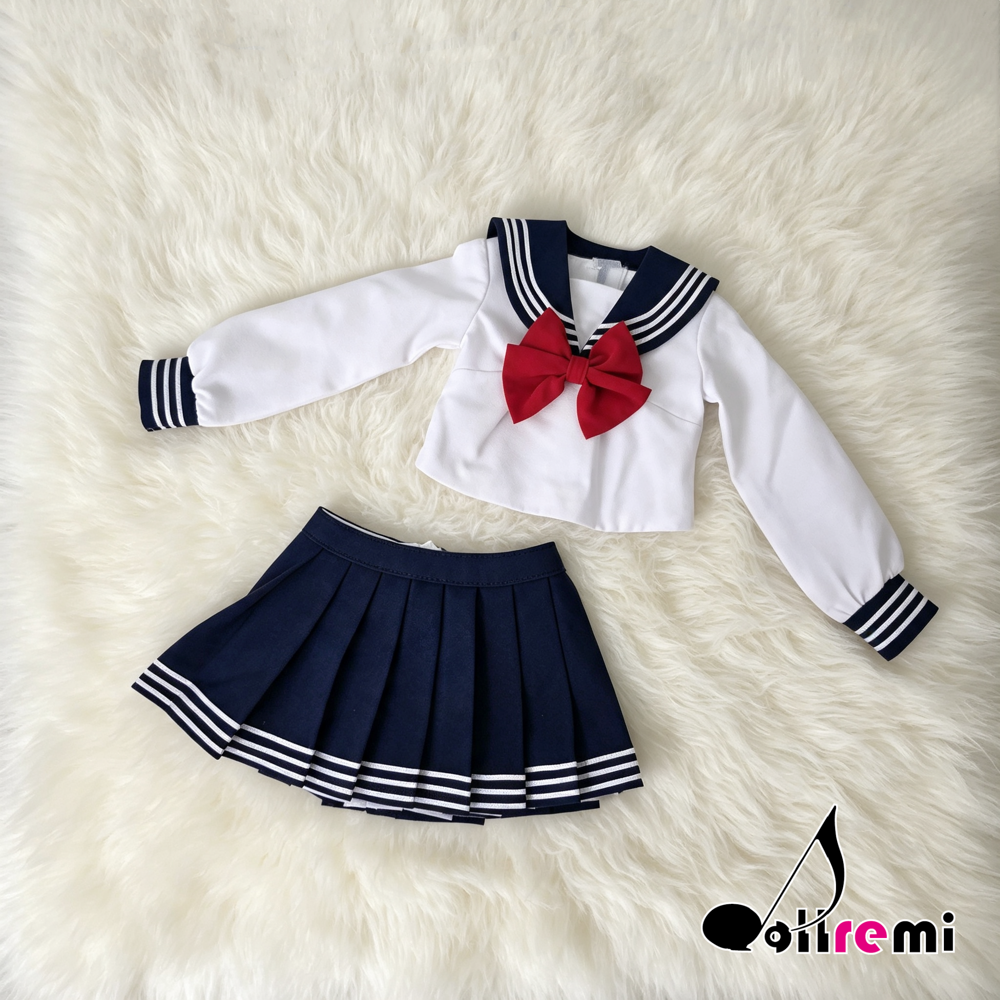 【dollremi】(P025) 長袖校服 Long-sleeved school uniform