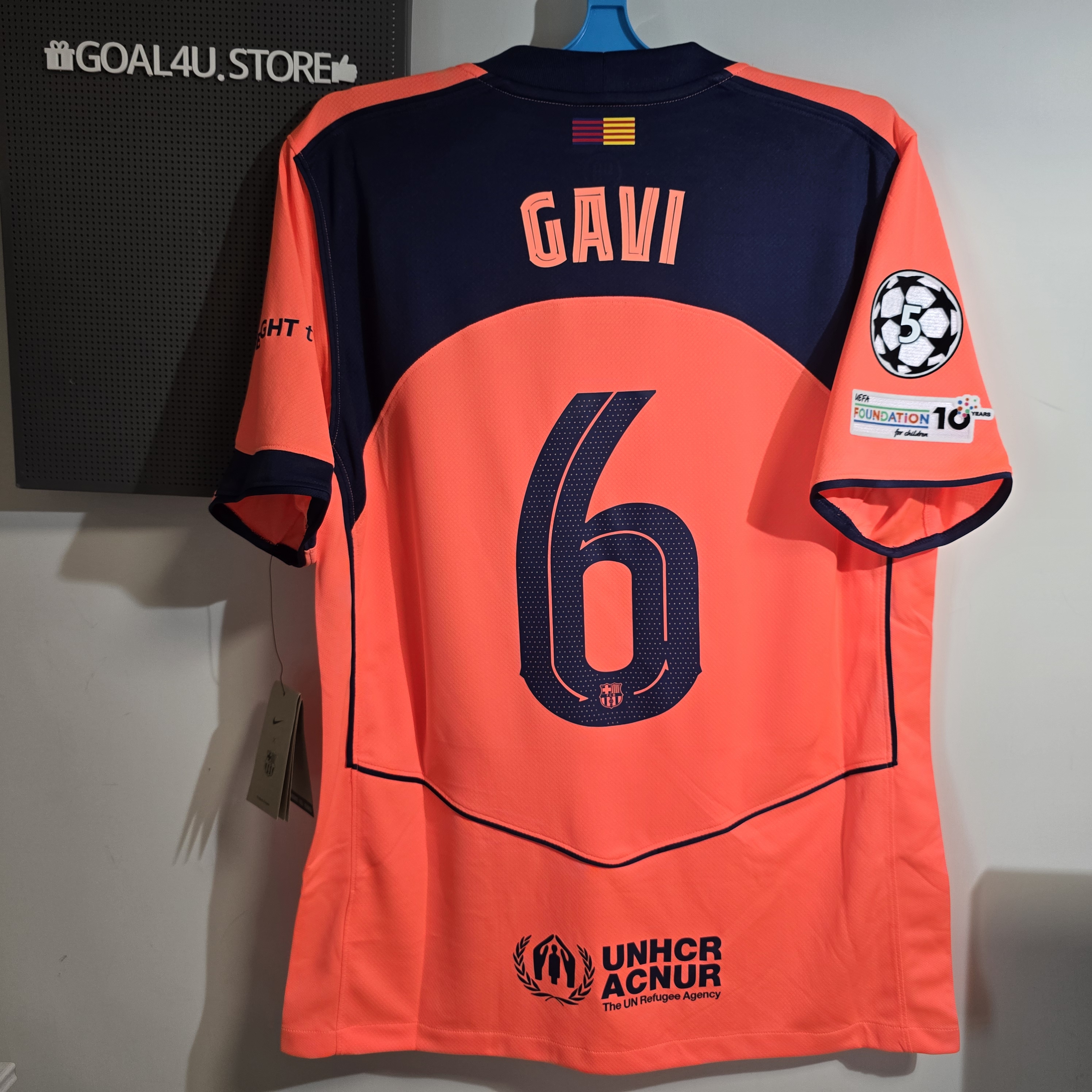 Nike Barcelona 巴塞羅拿 2025-26 三客球迷版球衣 (可加印字章) HM3201