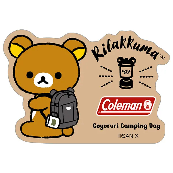 Coleman × 鬆弛熊 防水貼紙套裝（B款）