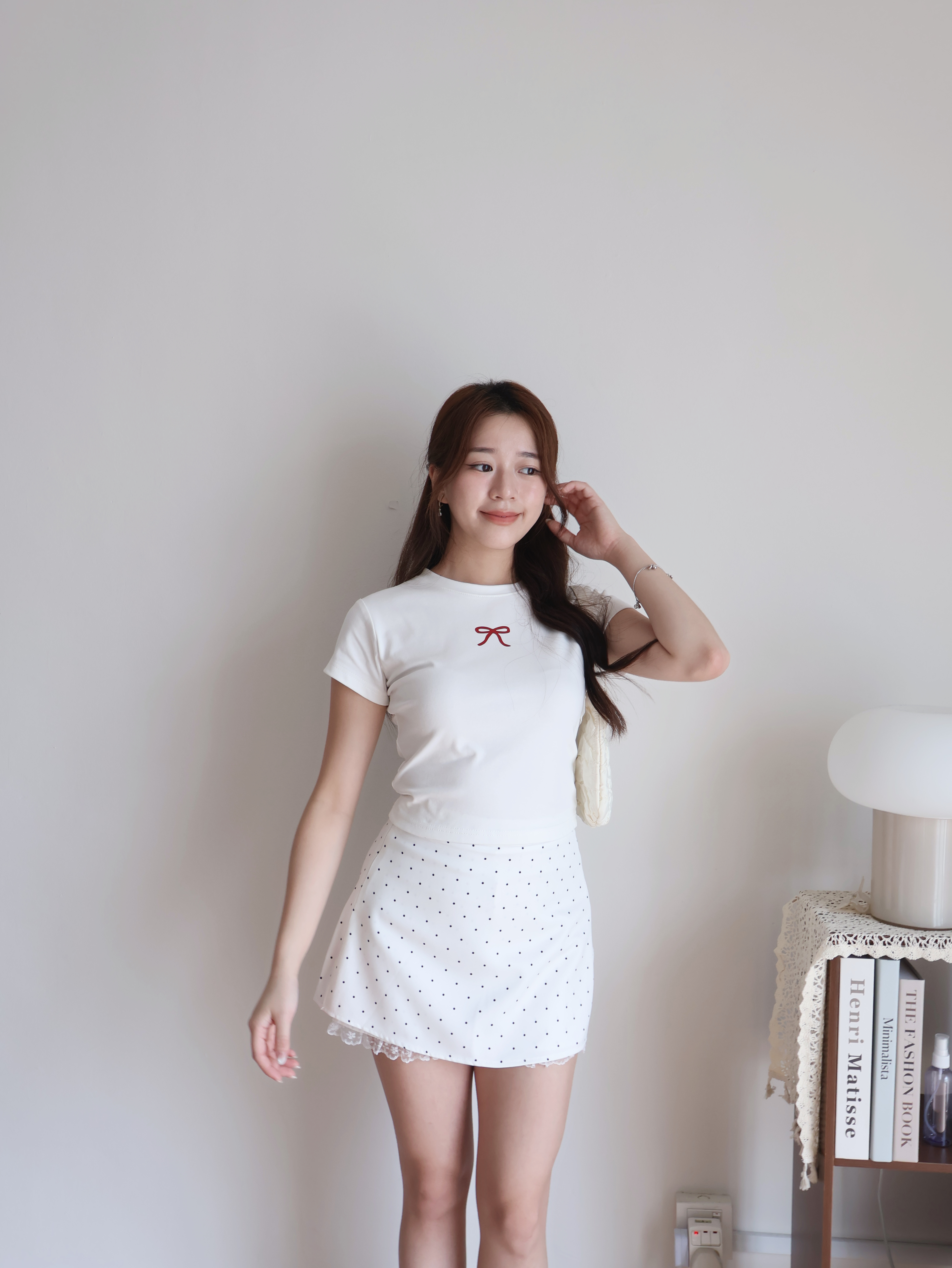 Nabi Cropped Top | White