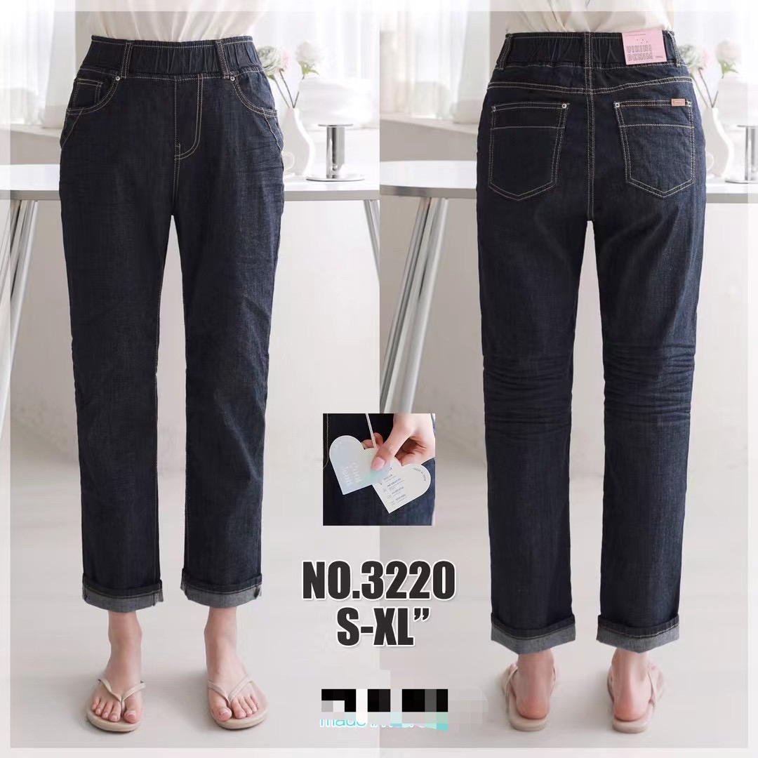 全橡筋腰Cool Jeans 