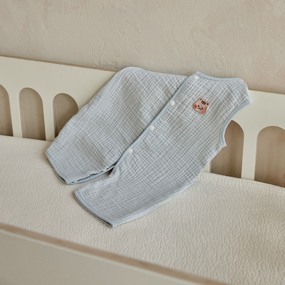 DOTTODOT 七彩棉花糖系列-3重棉紗自由伸展連體睡袋