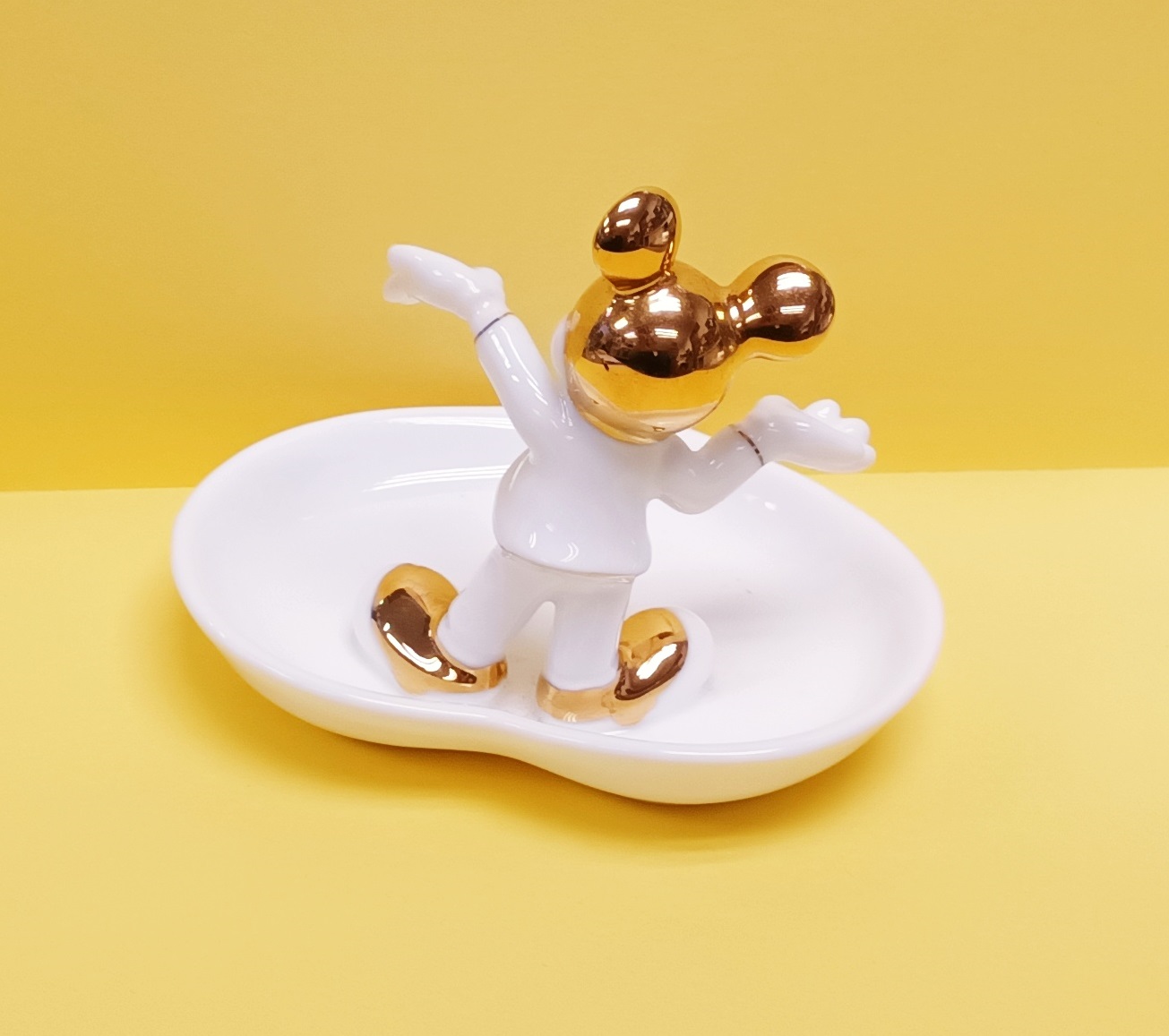 BONE CHINA TRAY  骨瓷收納托盤 Mickey Mouse  (KD-7)