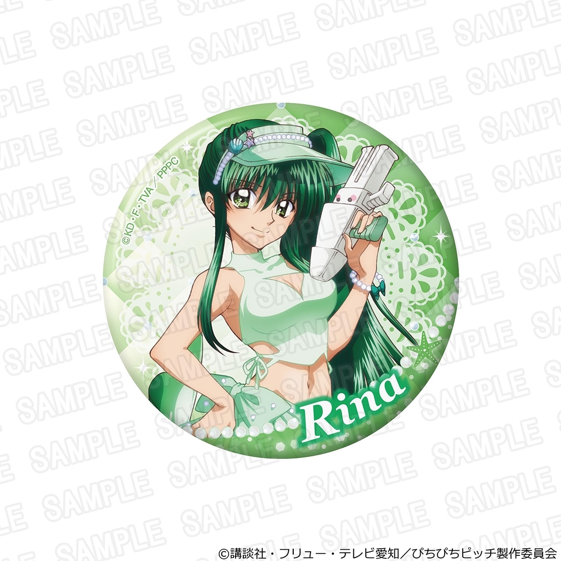 唱k小魚仙 BIG襟章 Splash Party ver. Pichi Pichi Pitch #P-MMG0775 [kadokawa] (PRE-ORDER) [2026/12]