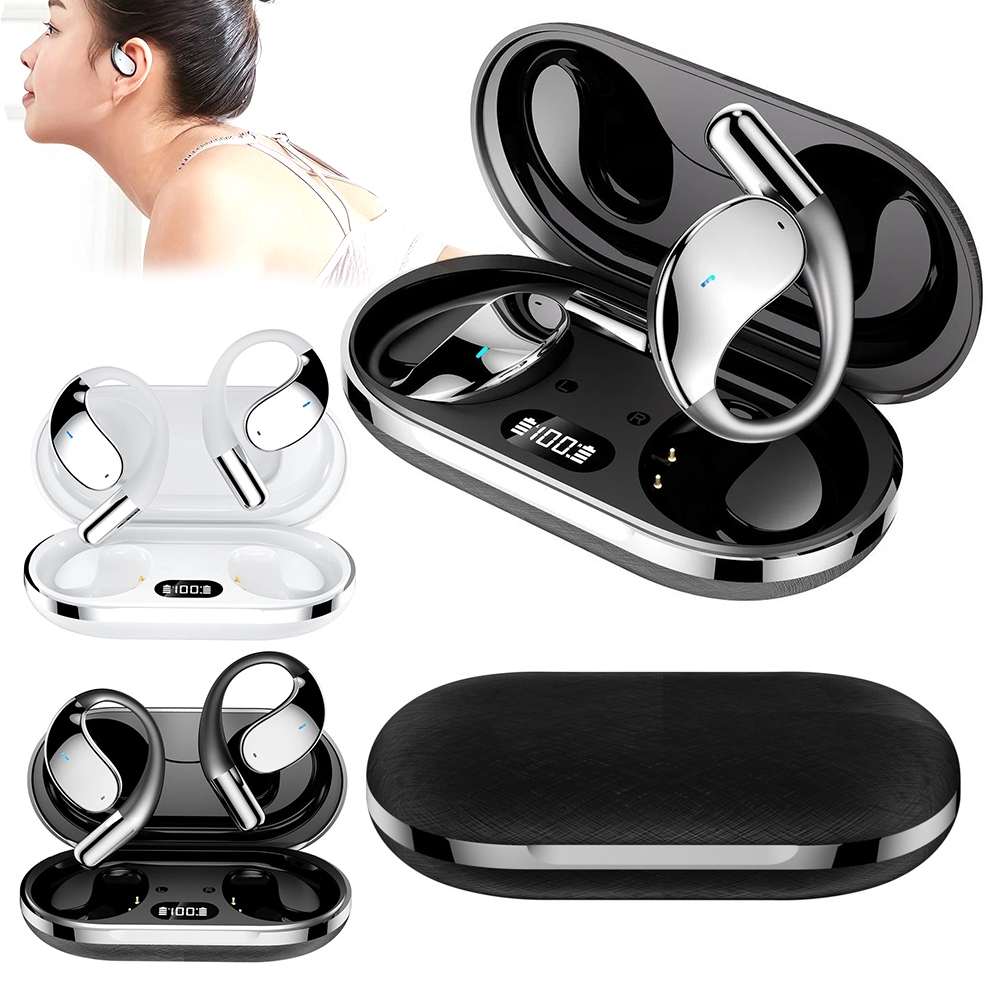 無線掛耳式藍牙耳機 白色 BA0129