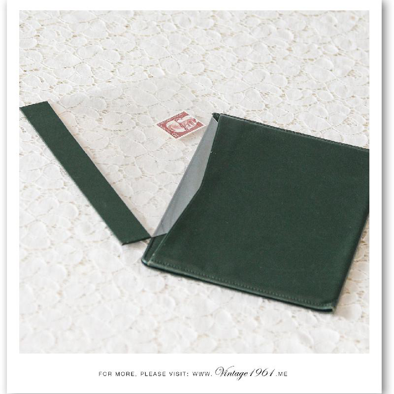 Green Leather Letter/Passport Case (EV269)