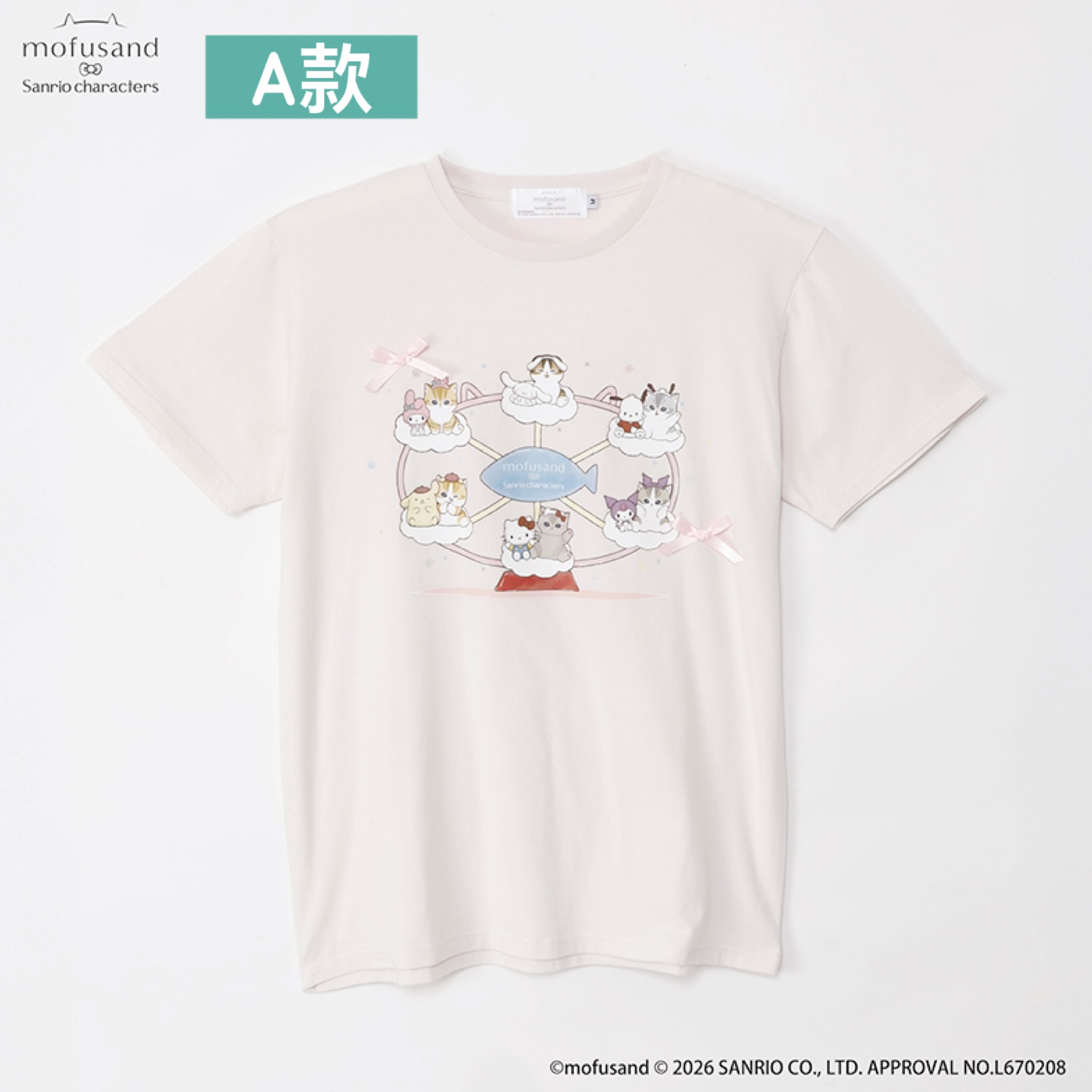 日本預訂📍Mofusand x Sanrio第三彈系列 - 背心/短袖Tee 17/4日本開售