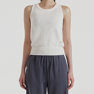 Lee Chung-ah's Pick 預購_FFWSSW003 Lua Sleeveless Knit Cover-up by front2line