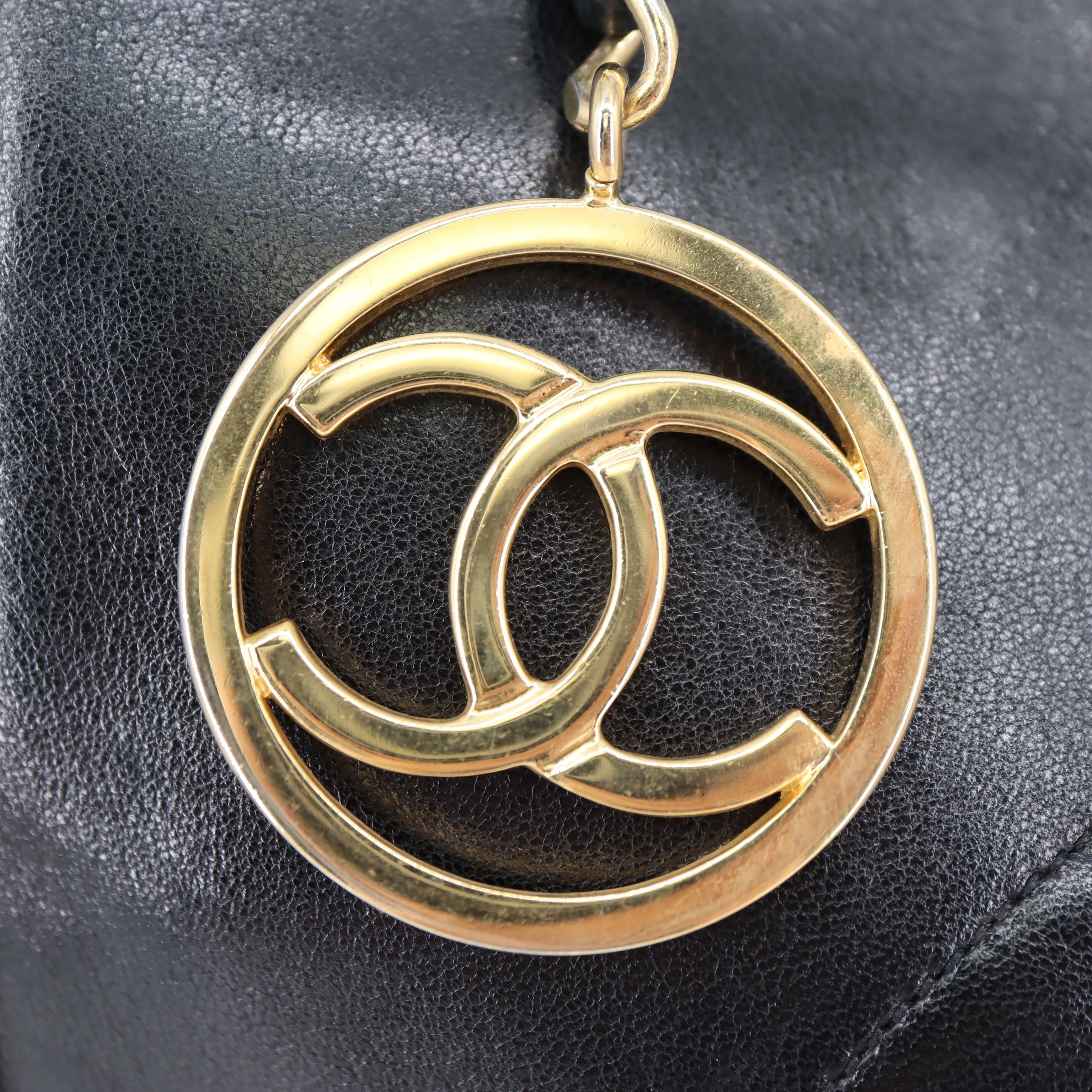 Chanel Coco Mark Lambskin Chain Bag