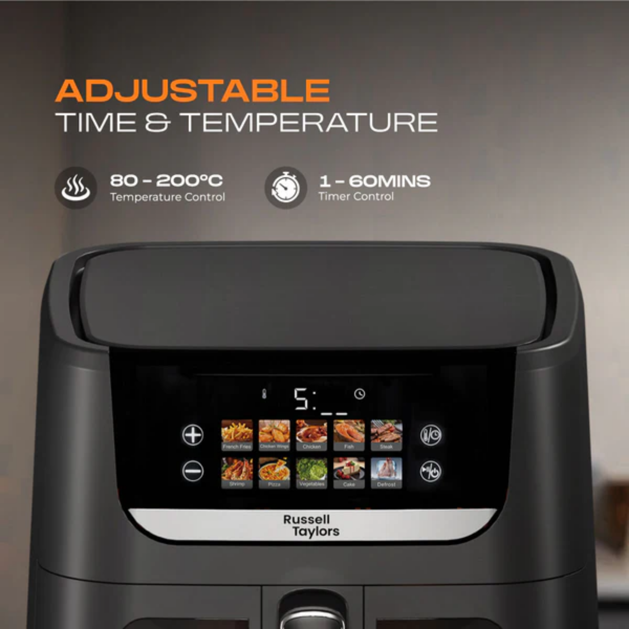 Russell Taylors 7L Digital Air Fryer Black (Z6XL)