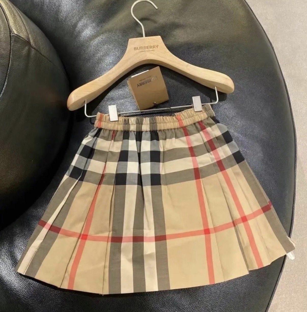 Burberry kids sz 14 經典格仔半截裙