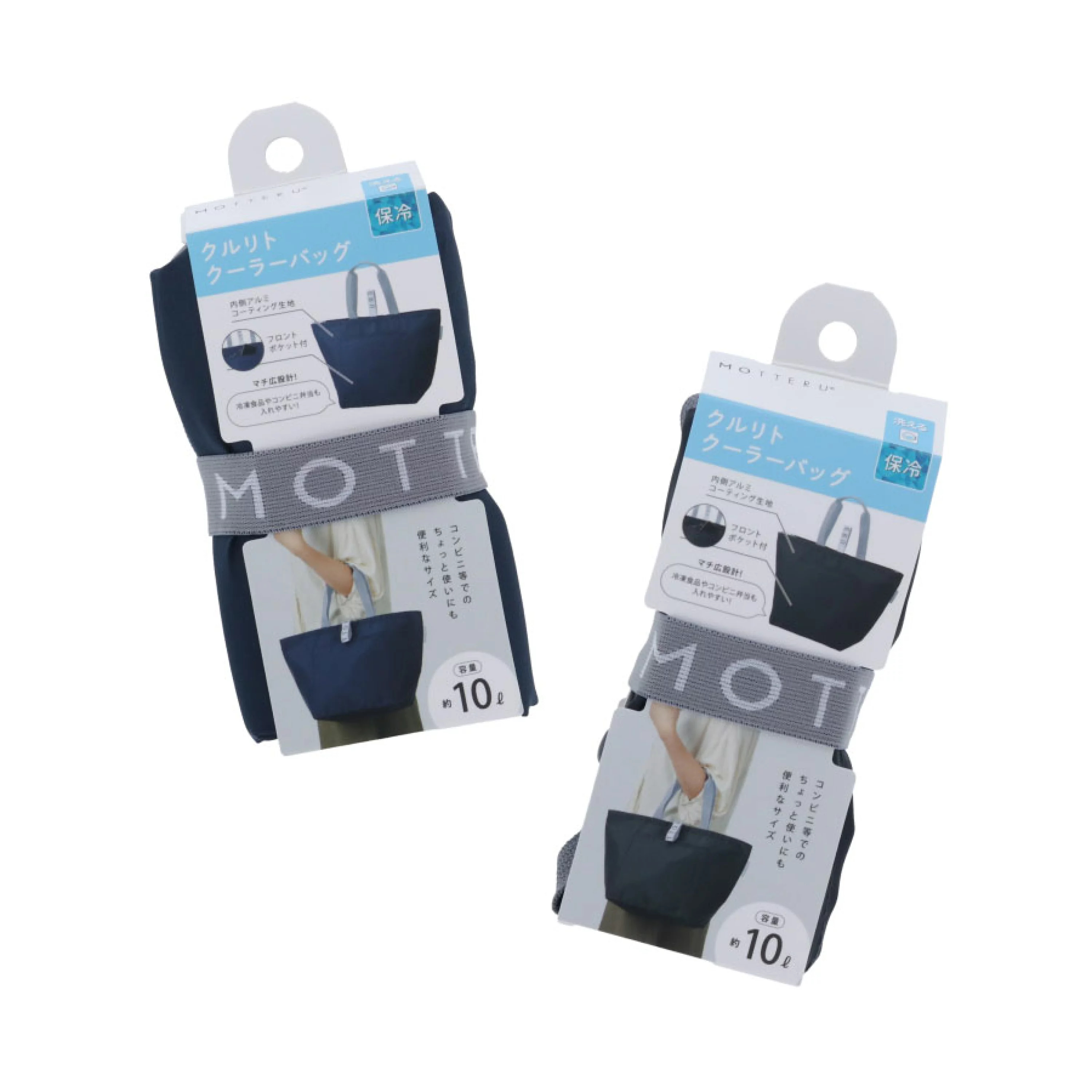 代購【 2026 升級版 日本直送  MOTTERU 輕量 可摺疊 保冷 購物袋Cooling Tote Bag 10L 】﻿