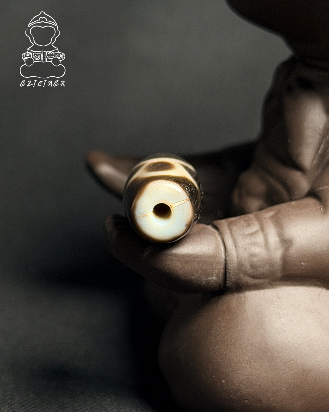 西藏至純財神天珠