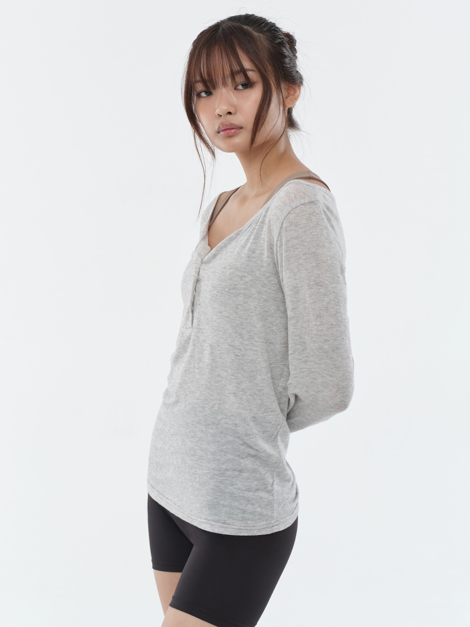 預購_Relaxed Black 3 Leggings by Conch