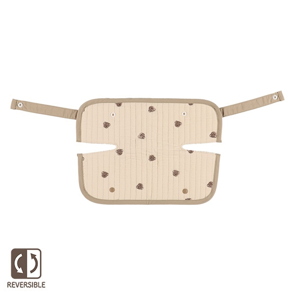 🇯🇵預訂 日本直送🇯🇵小熊刺繡雙面絎縫孭帶咬巾胸巾