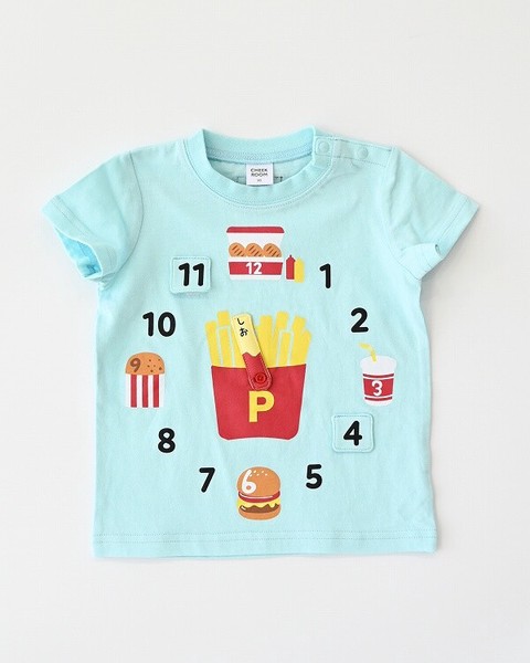 🆕【⭐訂購⭐】 🇯🇵日本直送 🌀可愛移動 薯條時鐘 短袖TEE［3款選］🌀[ELDA-0218][260524]