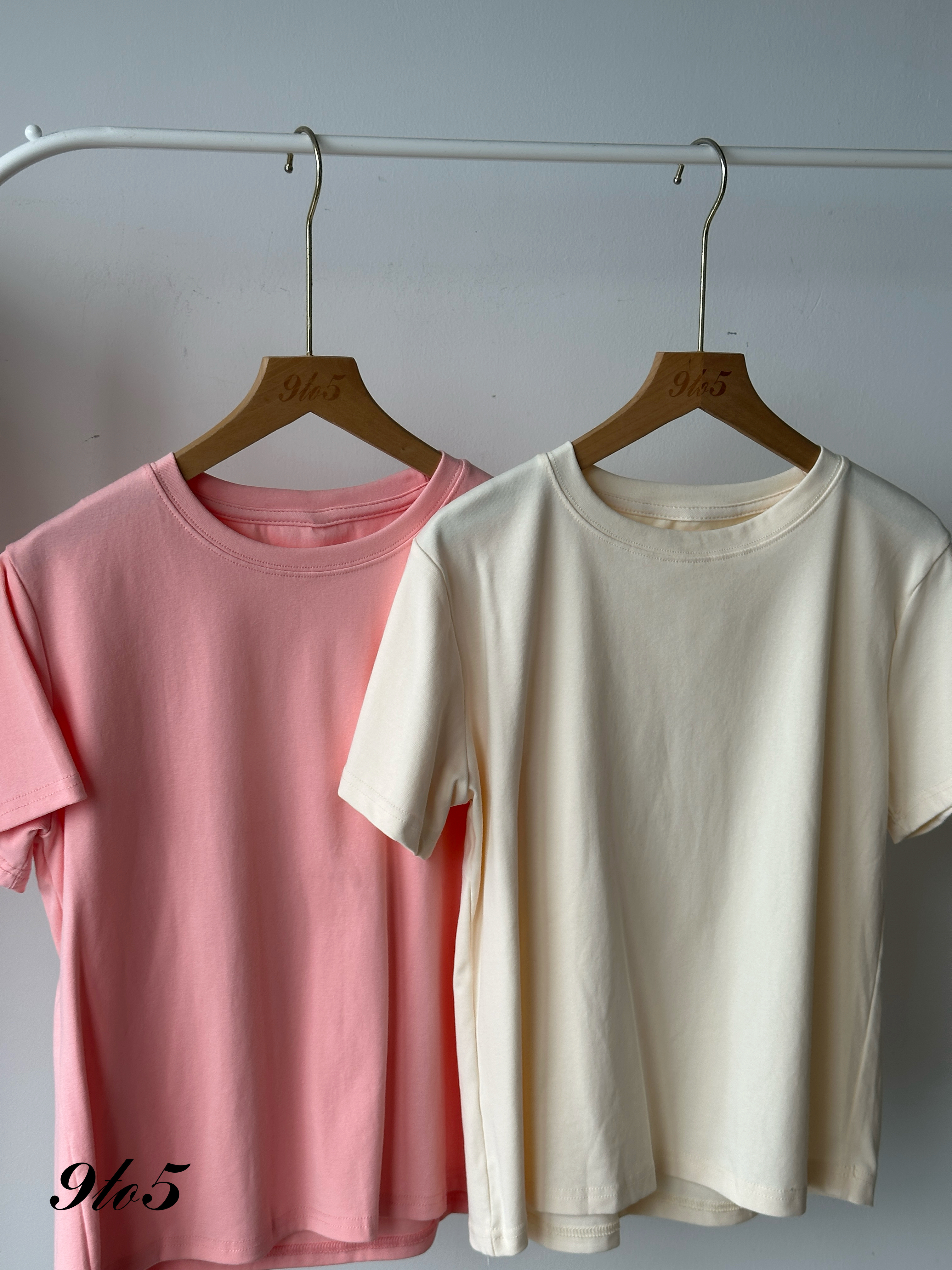 T4189 Short Sleeve Plain Tee - 5 Colors 