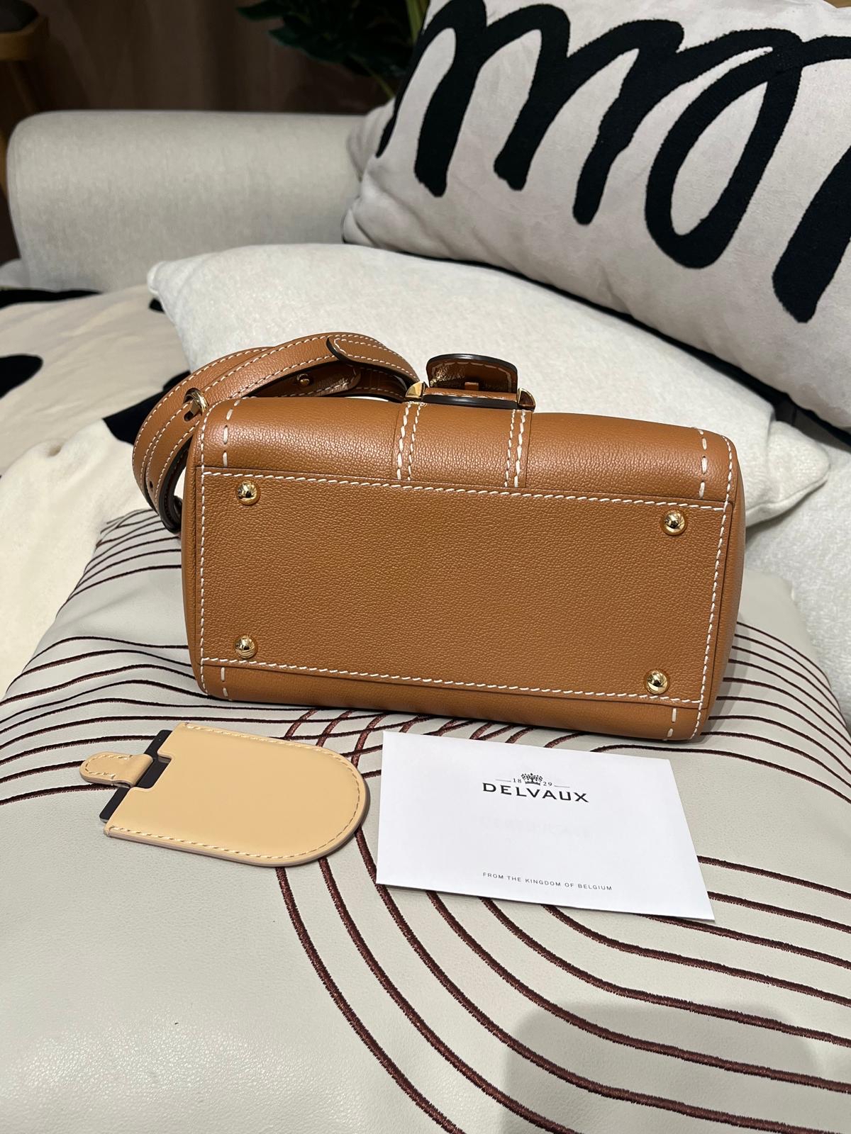 Delvaux brillant mini rodeo calfskin 📣專門店售價$58800📣 100%Authentic ,98%new  ✅塵袋✅鏡✅證書✅背帶✅代購收據