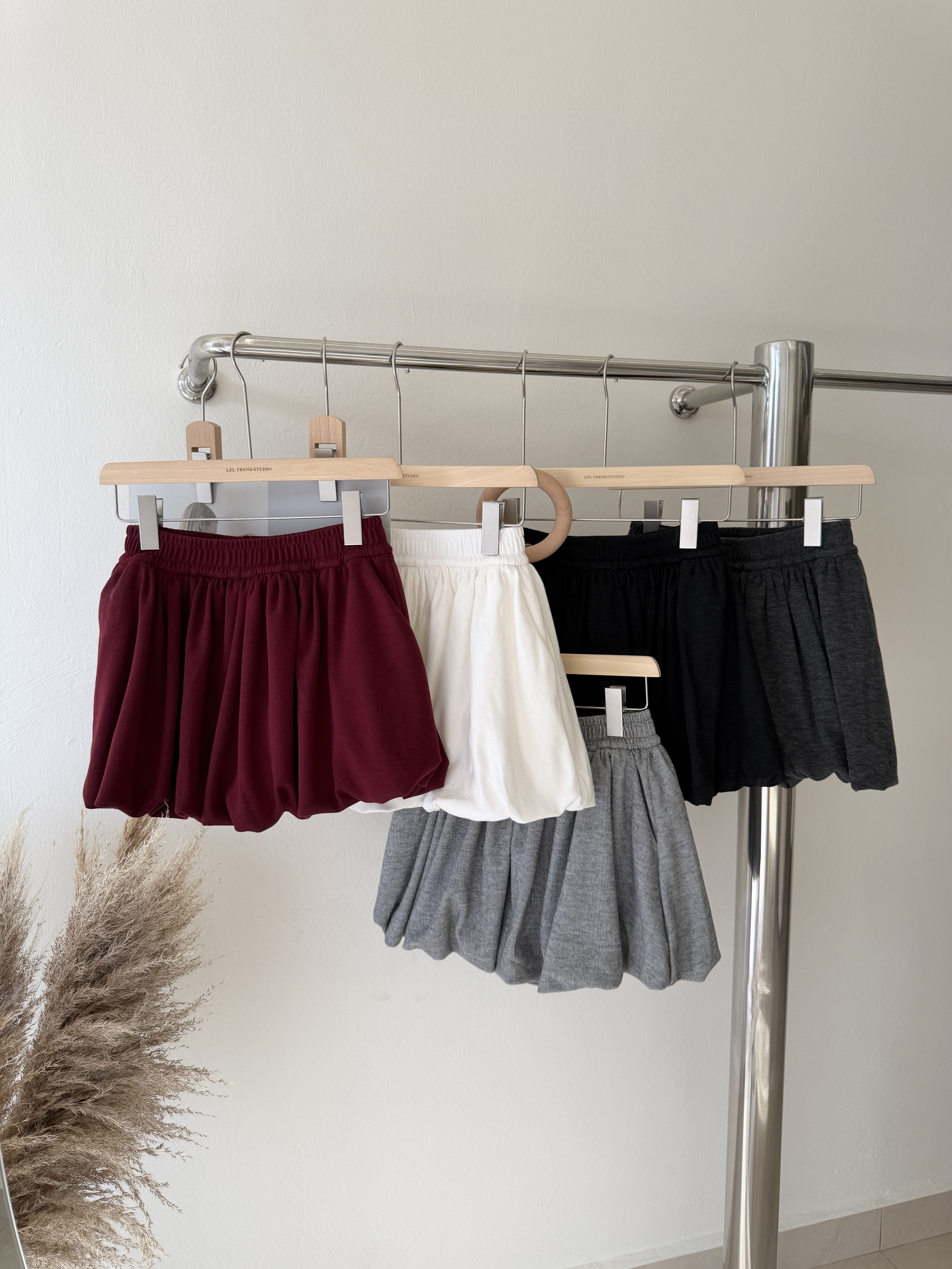 6676 韩系甜美花苞短裙