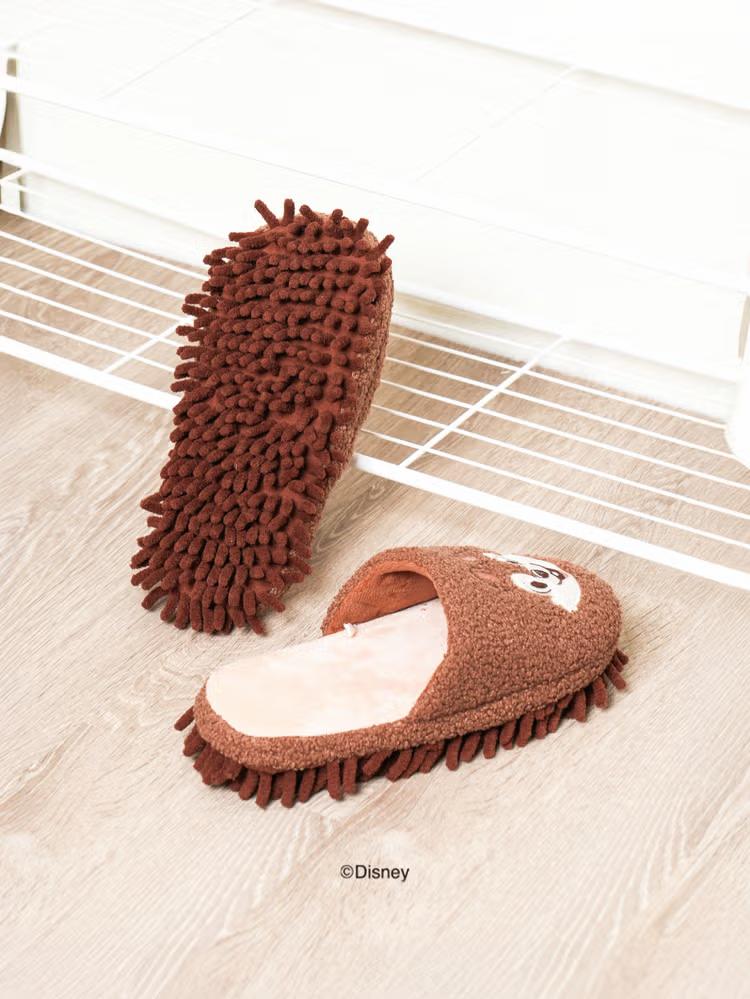 🆕 Daiso X Chip&Dale 毛毛底拖鞋