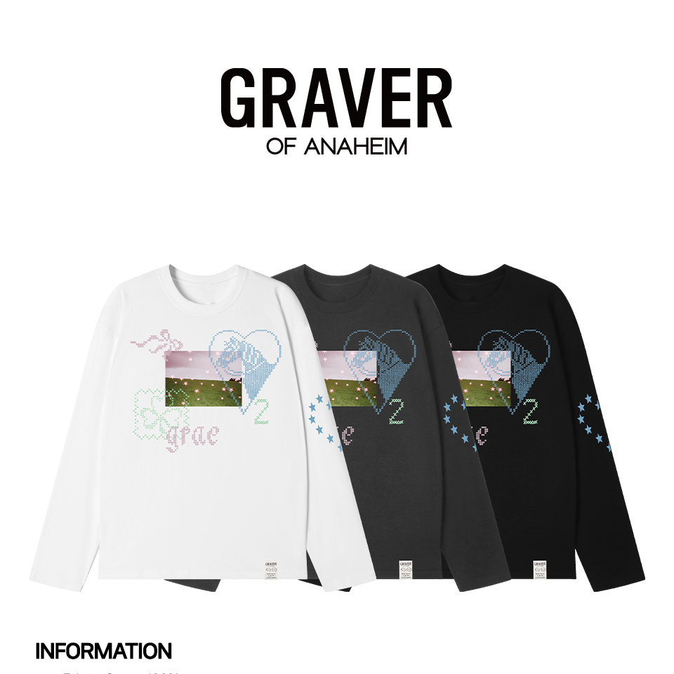 [GRAVER] DREAMY Long Sleeve T-shirt (3種)