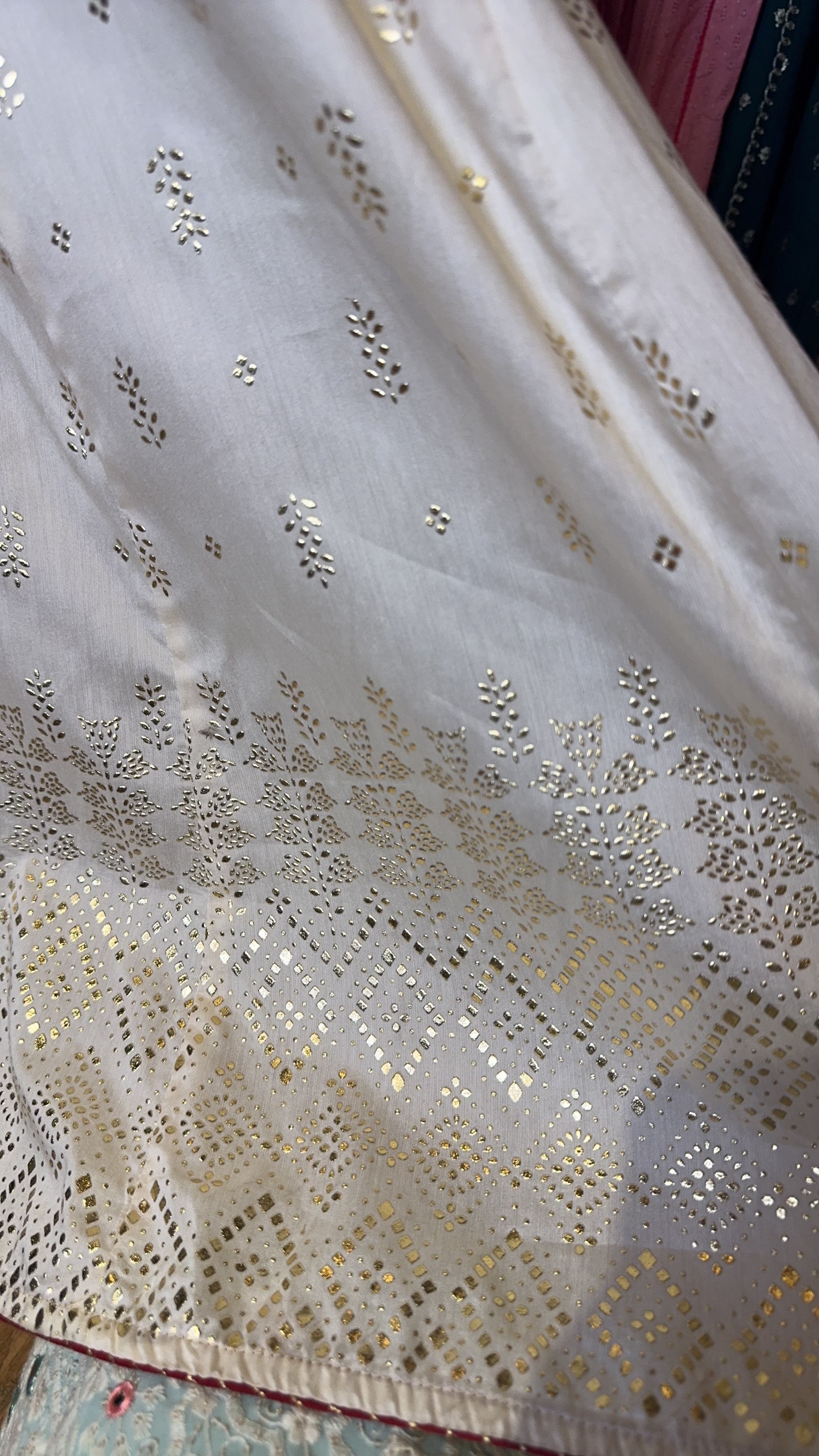 White Gold 3D Foil Stamping OP 51" #1392