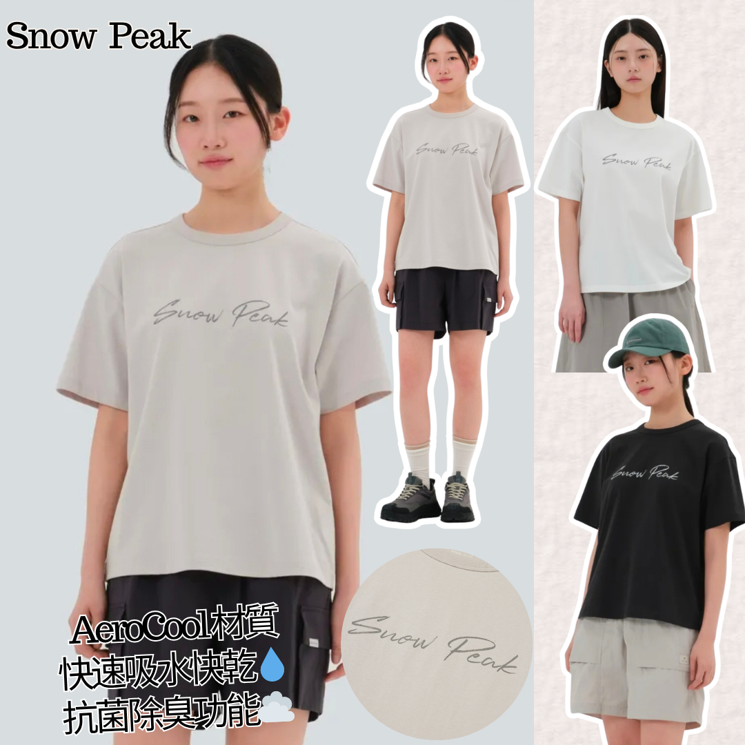 Snowpeak Aerocool 涼感Tee
